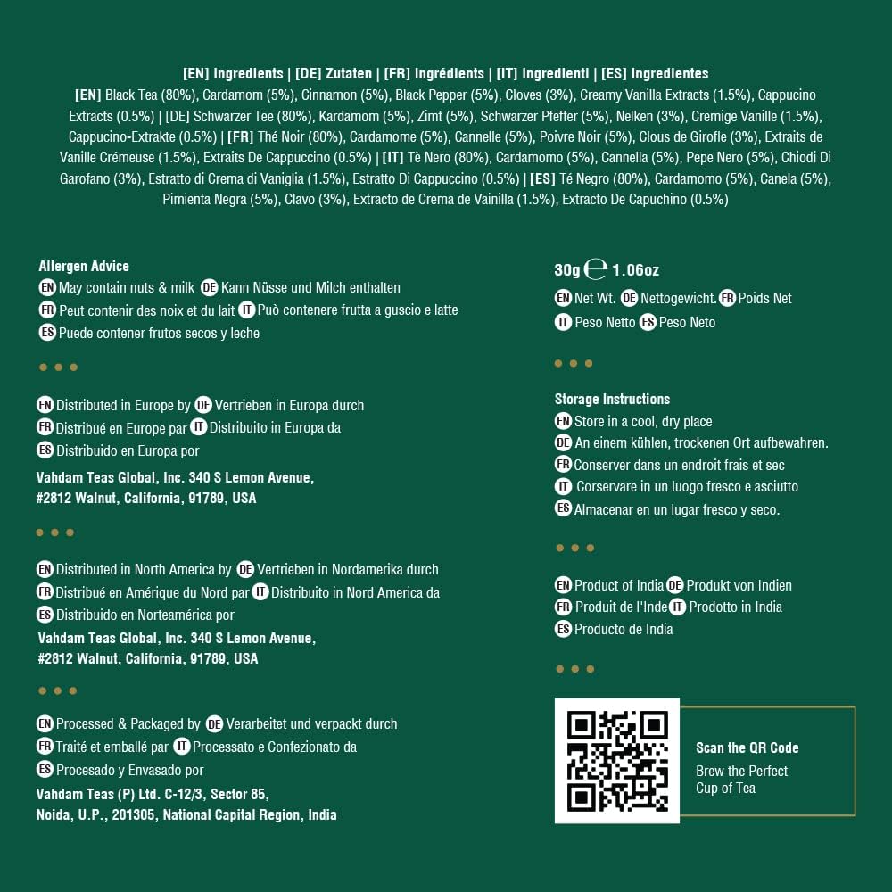 VAHDAM, Organic Turmeric Ginger Herbal Tea Bags (100 Pyramid Tea Bags) Caffeine Free, Non GMO, Gluten Free | 100% Pure Herbal Blend - Savory & Spicy | Plant-Based Tea Bags | Resealable Ziplock Pouch