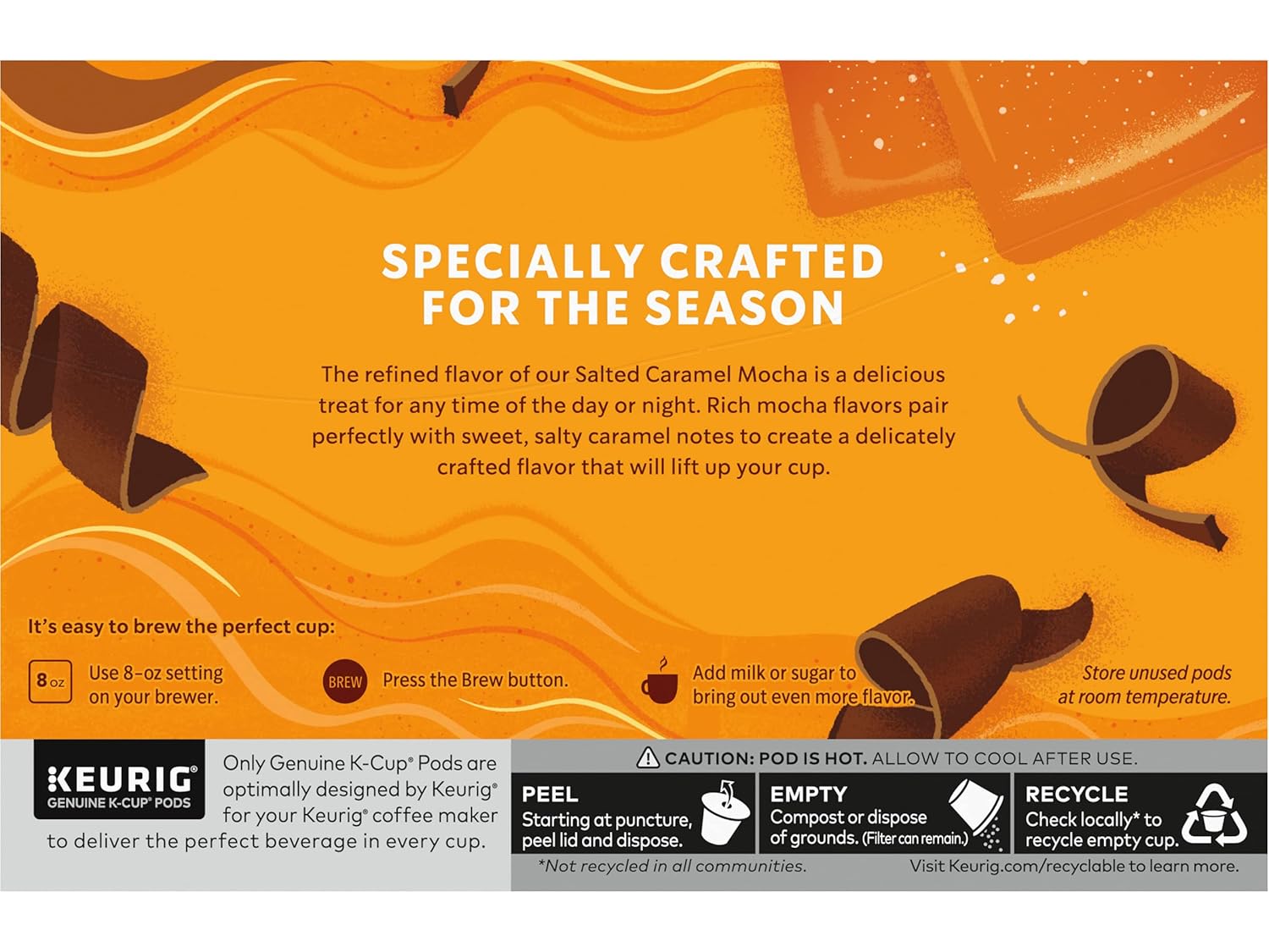 Starbucks K-Cup Coffee Pods, Starbucks Blonde Roast Coffee, Veranda Blend for Keurig Brewers, 100% Arabica, 6 boxes (60 pods total)