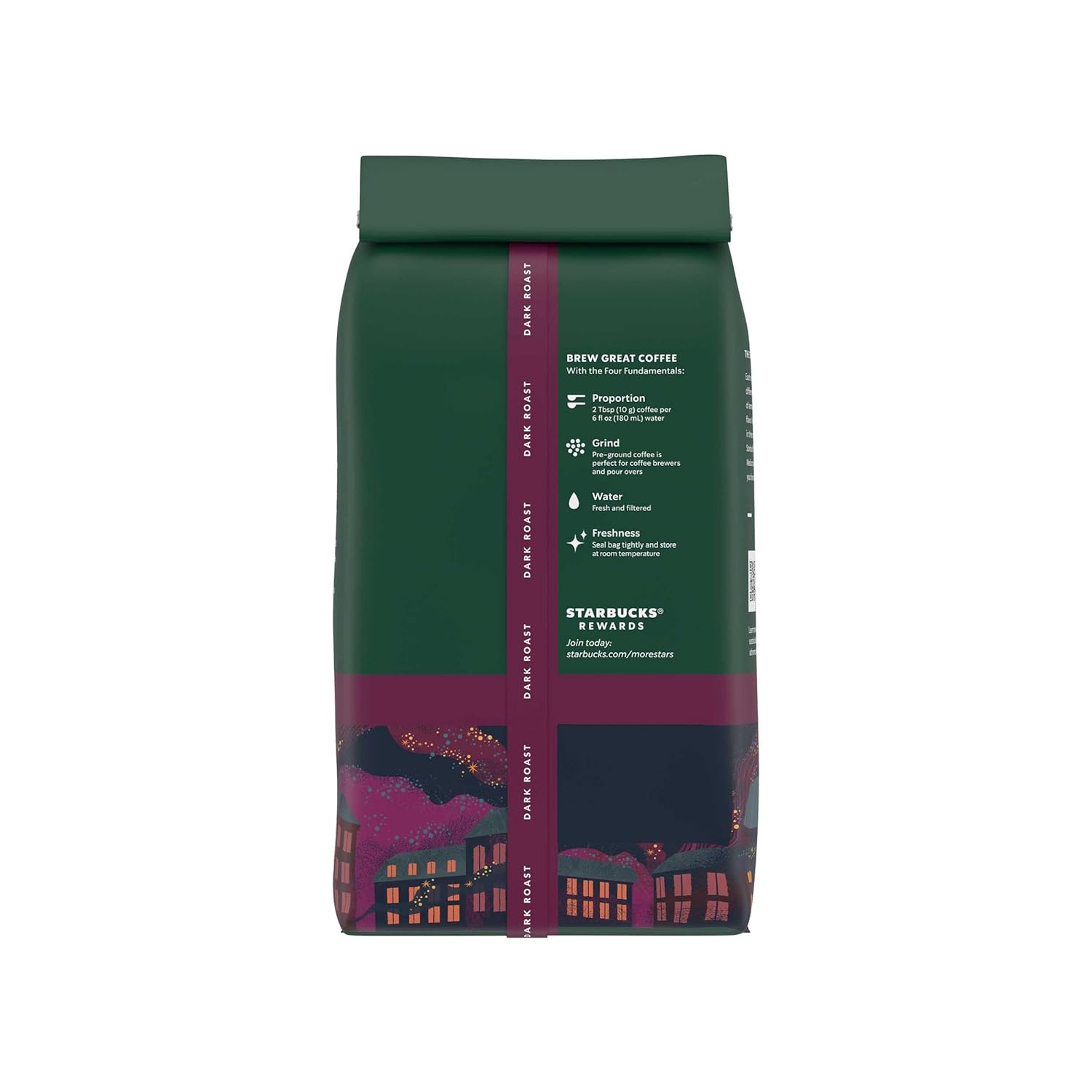 Starbucks Ground Coffee, Dark Roast Coffee, Caffè Verona, 100% Arabica, 1 bag (28 oz)