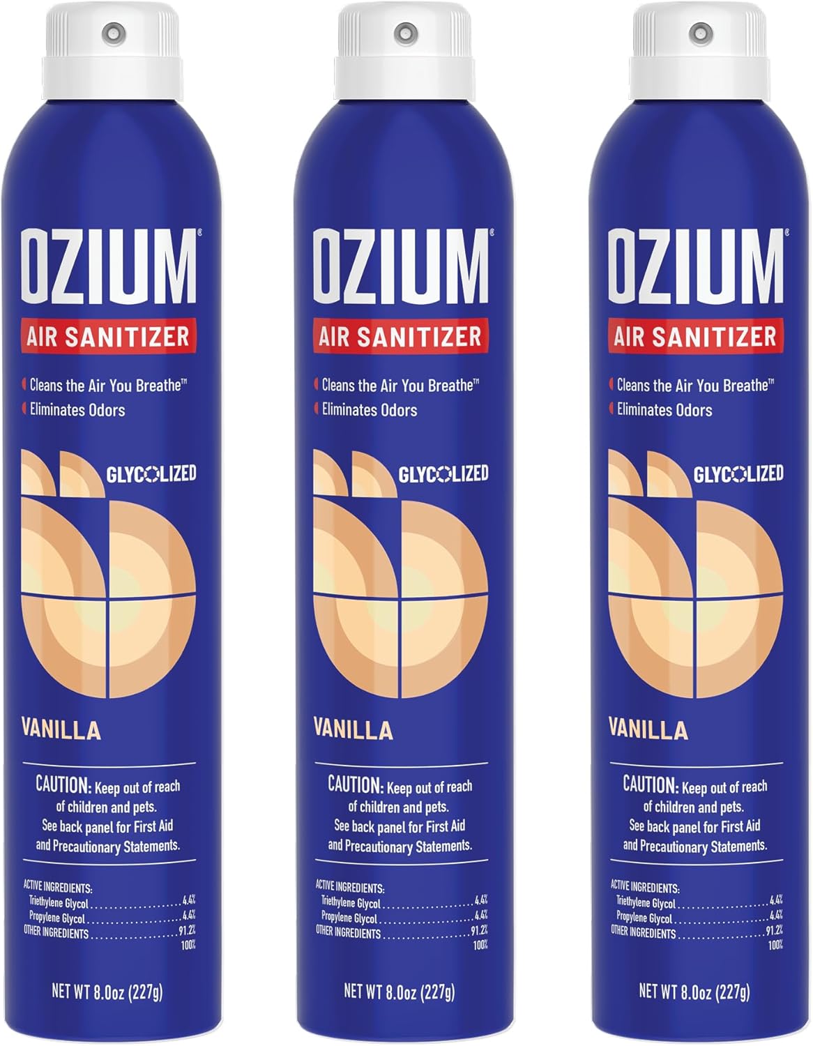Ozium 8 Oz. Air Sanitizer & Odor Eliminator for Homes, Cars, Offices and More, Original Scent, Pack of 2