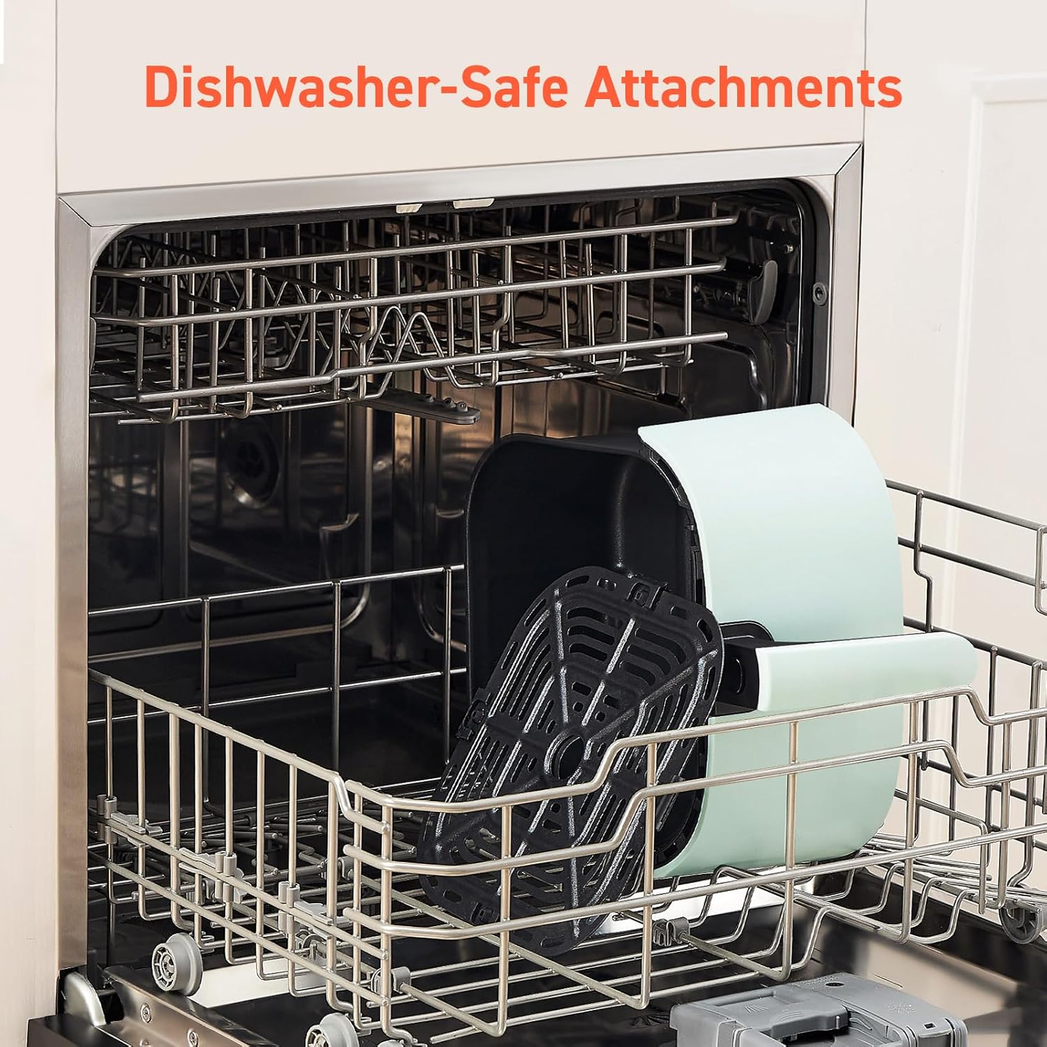 COSORI Air Fryer 9-in-1, Compact 5-Qt, Perect for Meat Enthusiasts with 450°F Max Heat Function , 130+ In-App Recipes, Little to No Oil, Easy Clean Glass Touch Panel & Nonstick Basket, Gray