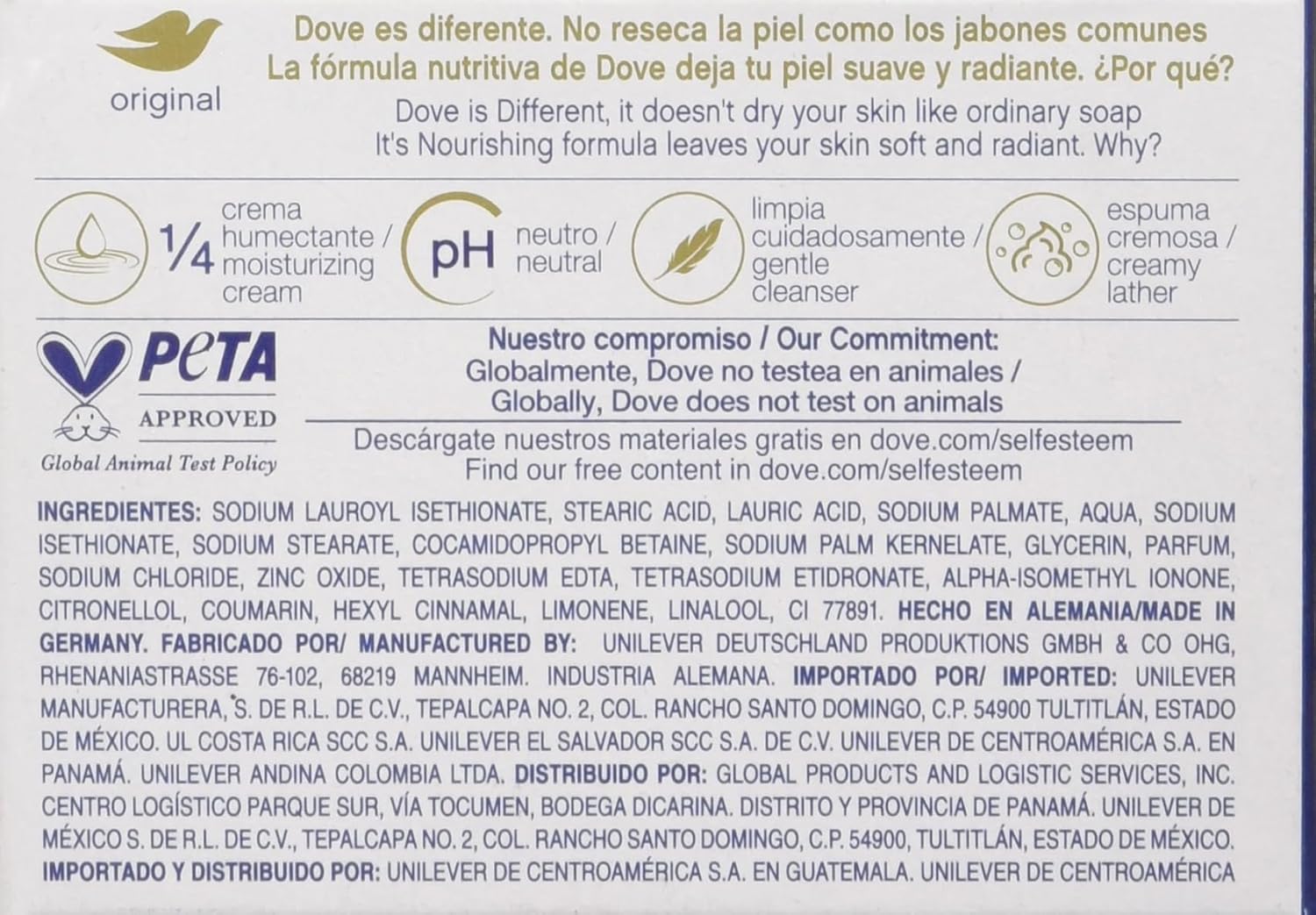 Dove Beauty Bar Gentle Skin Cleanser Moisturizing for Gentle Soft Skin Care Original Made With 1/4 Moisturizing Cream 3.75 oz, 14 Bars