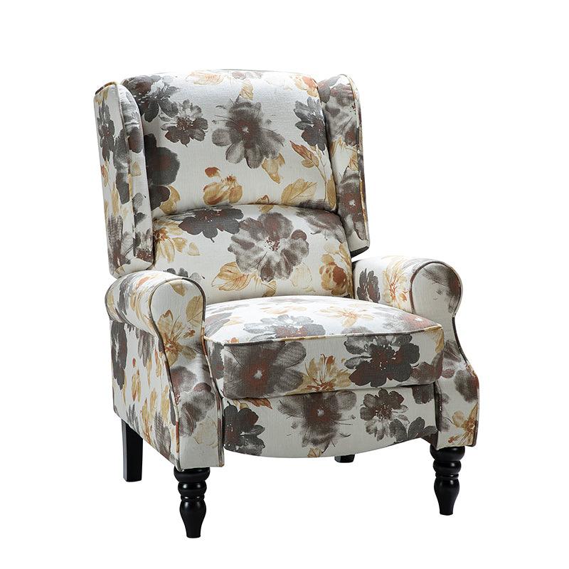 Erdeni Upholstered Manual Wingback Recliner Chair