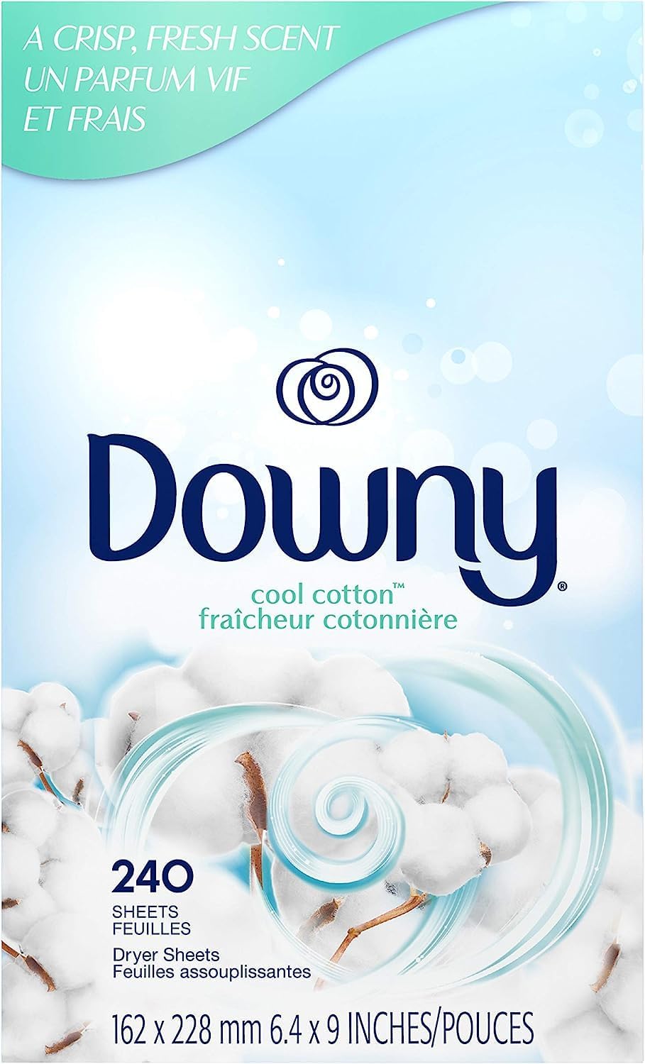 Downy Dryer Sheets Laundry Fabric Softener, April Fresh, 240 count