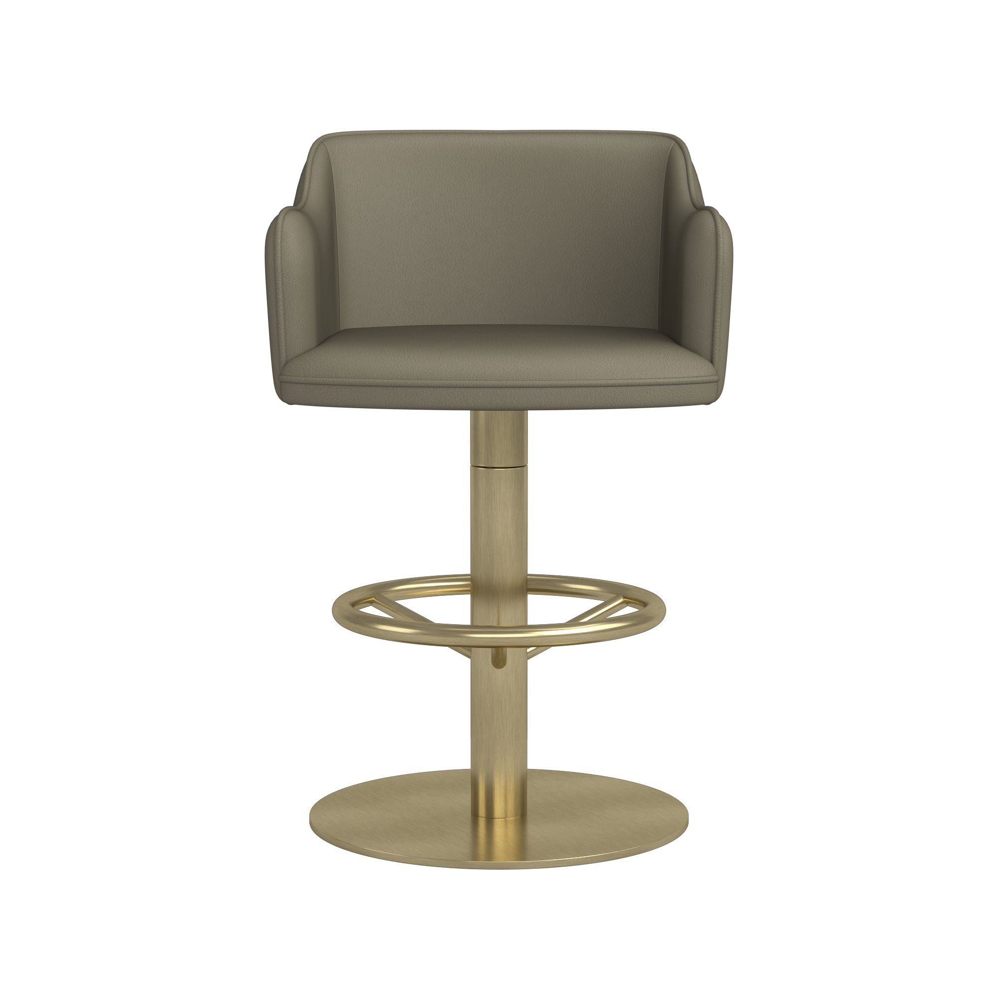 Harding Upholstered Pedestal Counter  & Bar Stool