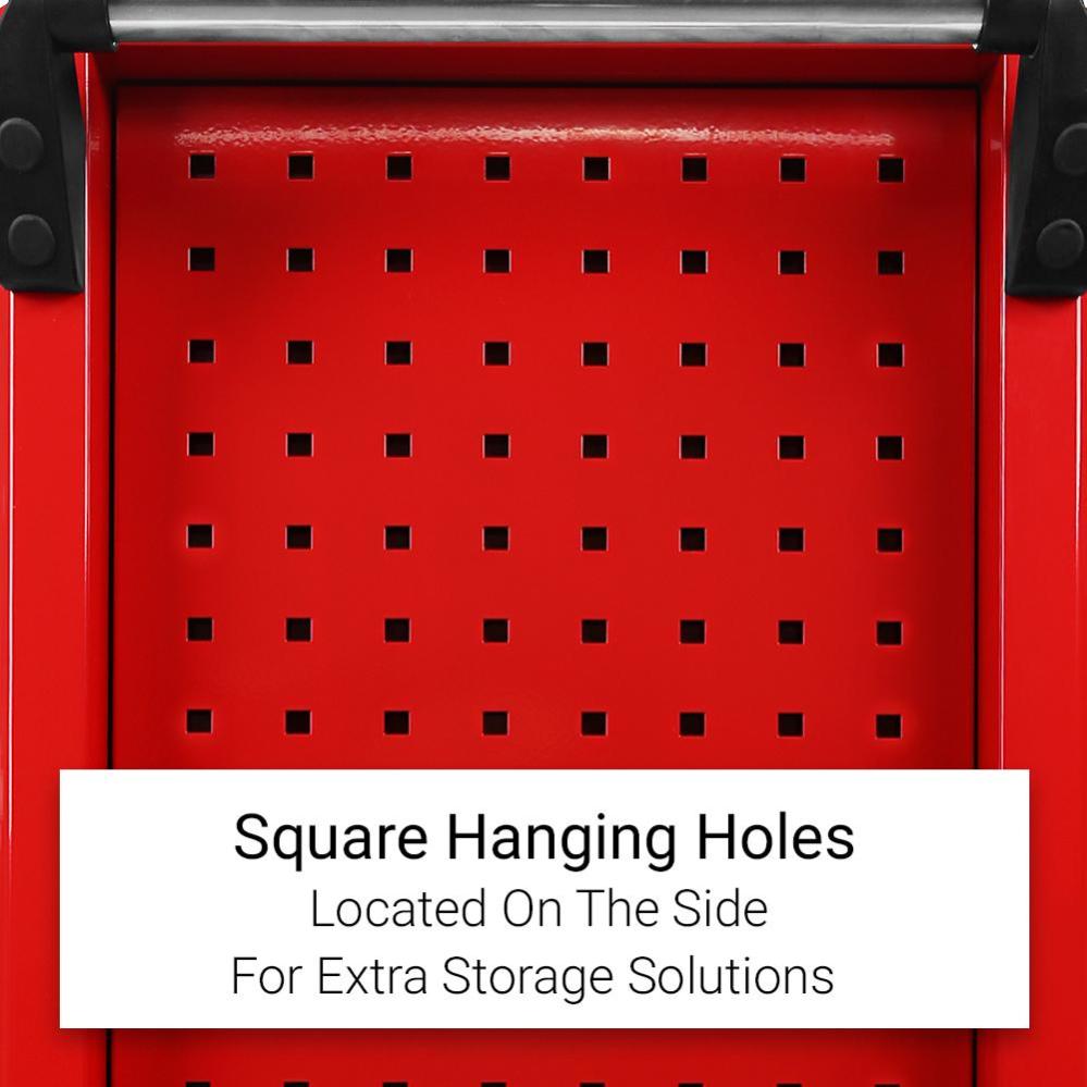 Daytona D655PS 655-Piece Machinery Tool Set with 43-Inch 12-Drawer Red Roller Cabinet