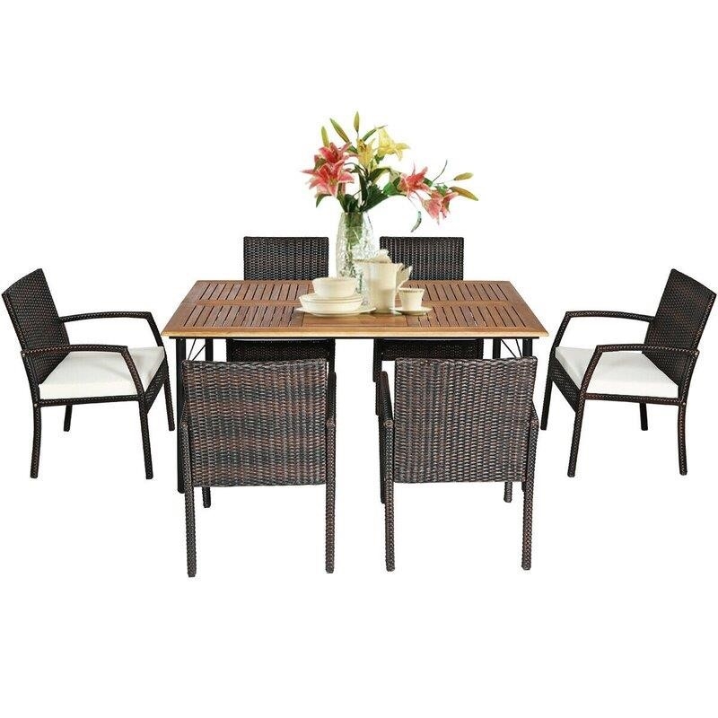 Armlin 7 - Piece Dining Set