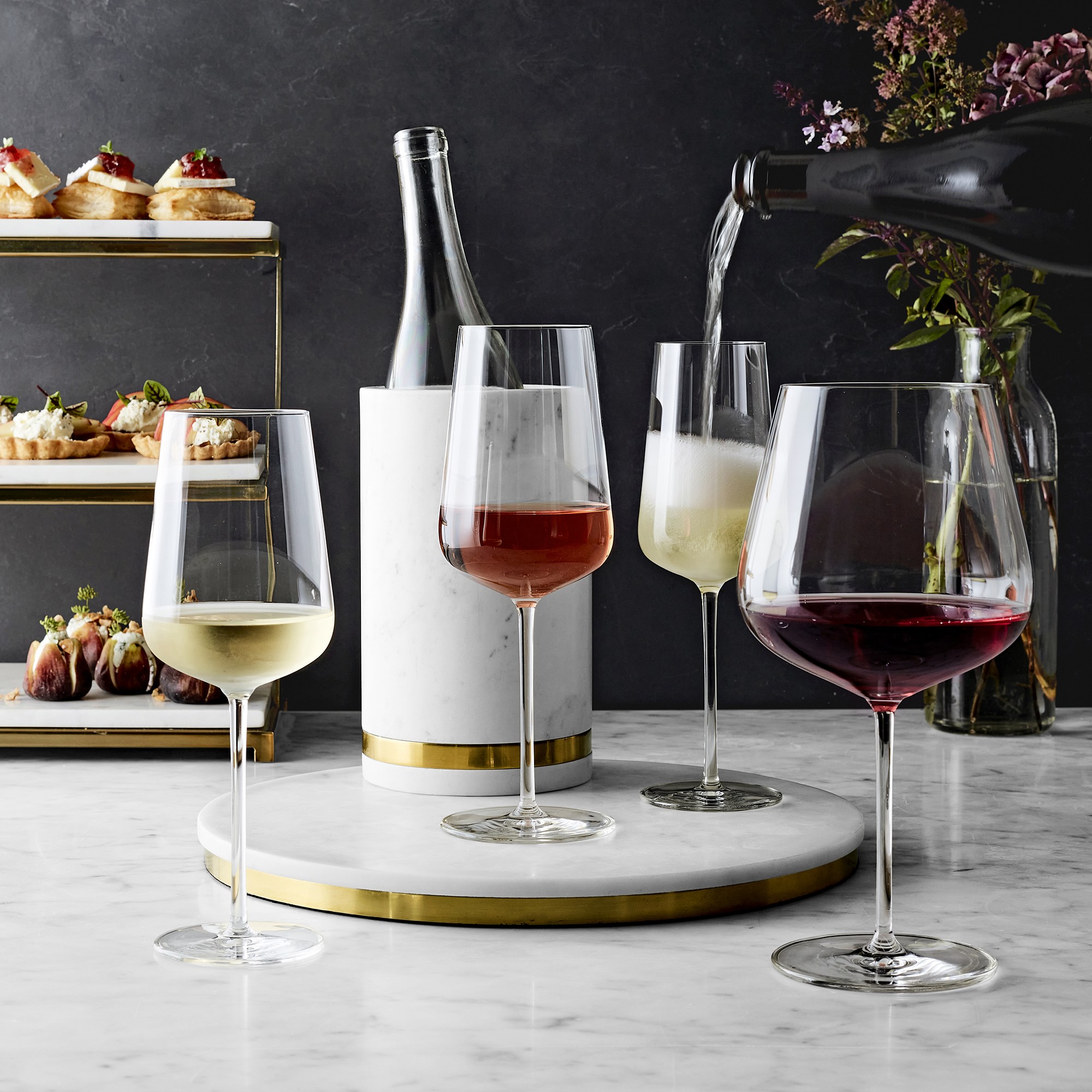 Marble & Brass Wine Chiller
