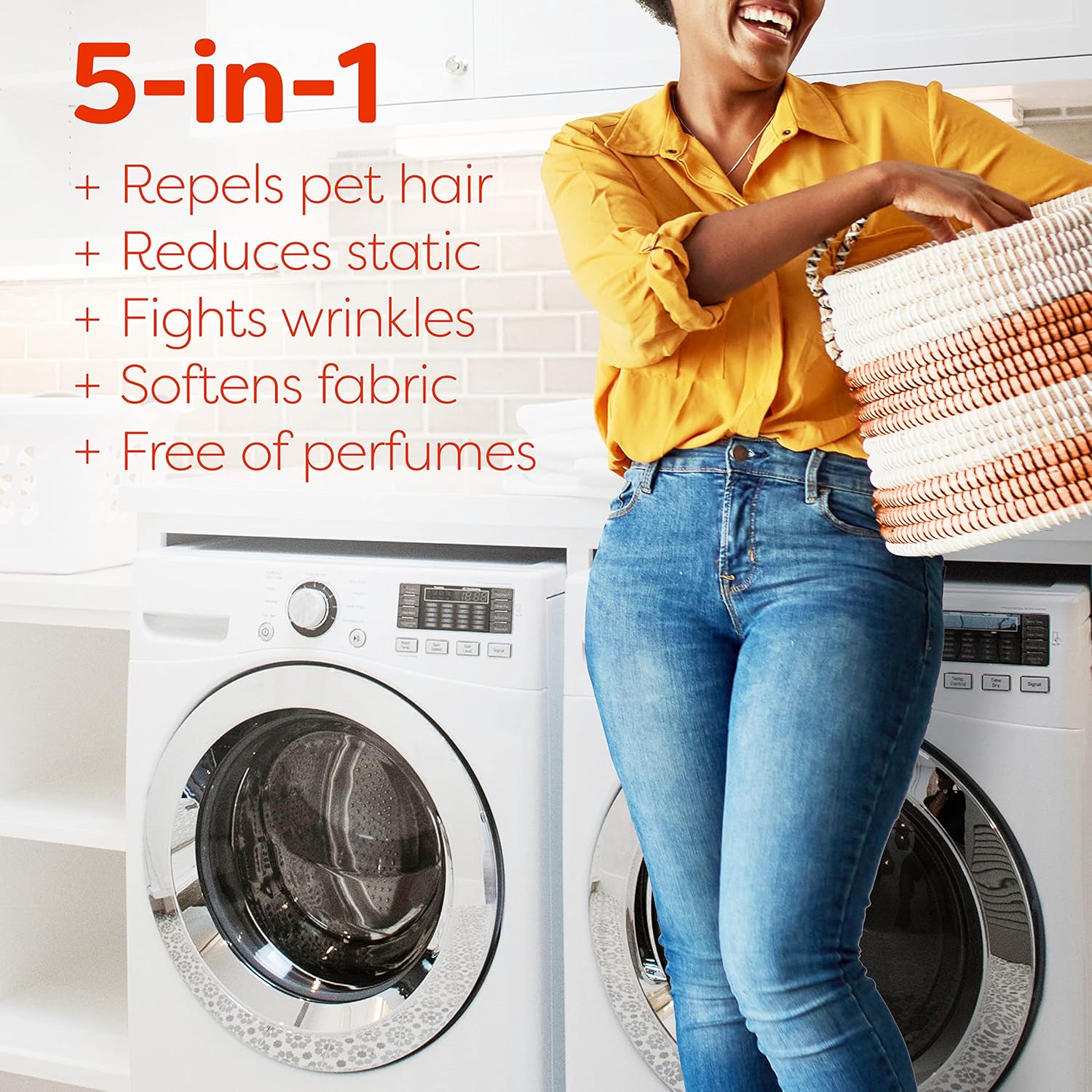 Bounce Pet Hair and Lint Guard Mega Dryer Sheets with 3X Pet Hair Fighters, Unscented, 130 Count