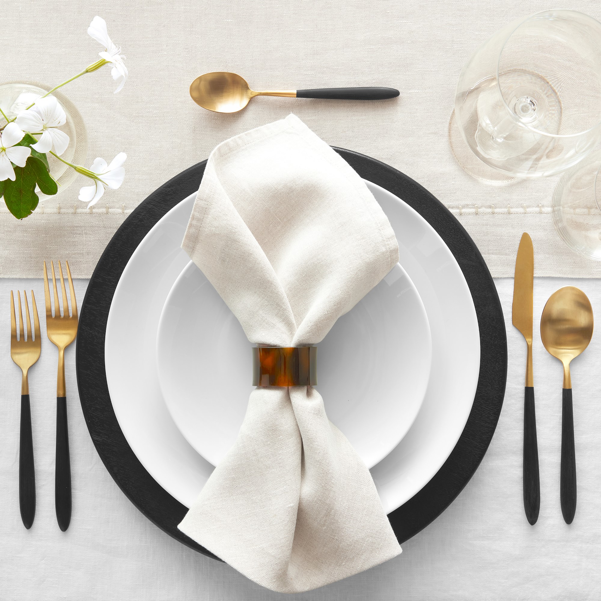 Italian Washed Linen Table Runner