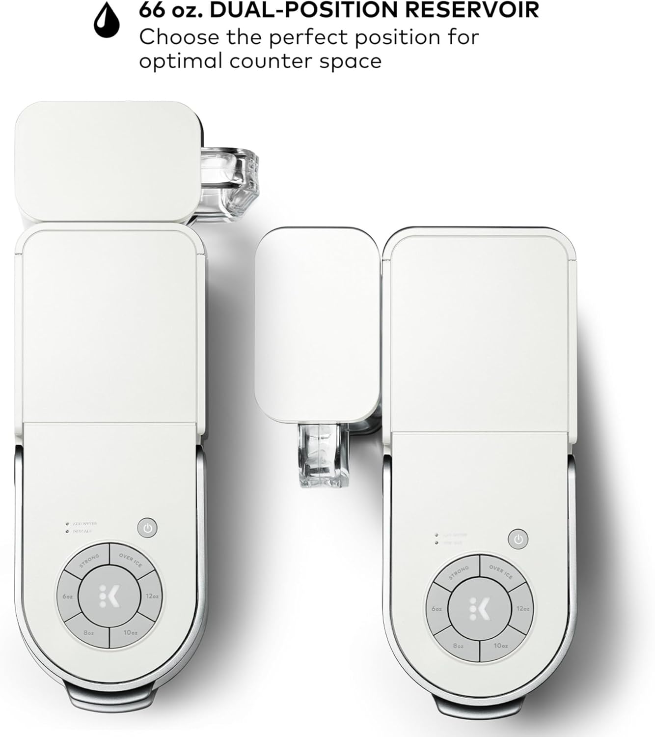 Keurig K-Supreme Single Serve K-Cup Pod Coffee Maker, MultiStream Technology, 4 Brew Sizes, 66oz Dual-Position Removable Reservoir, Black