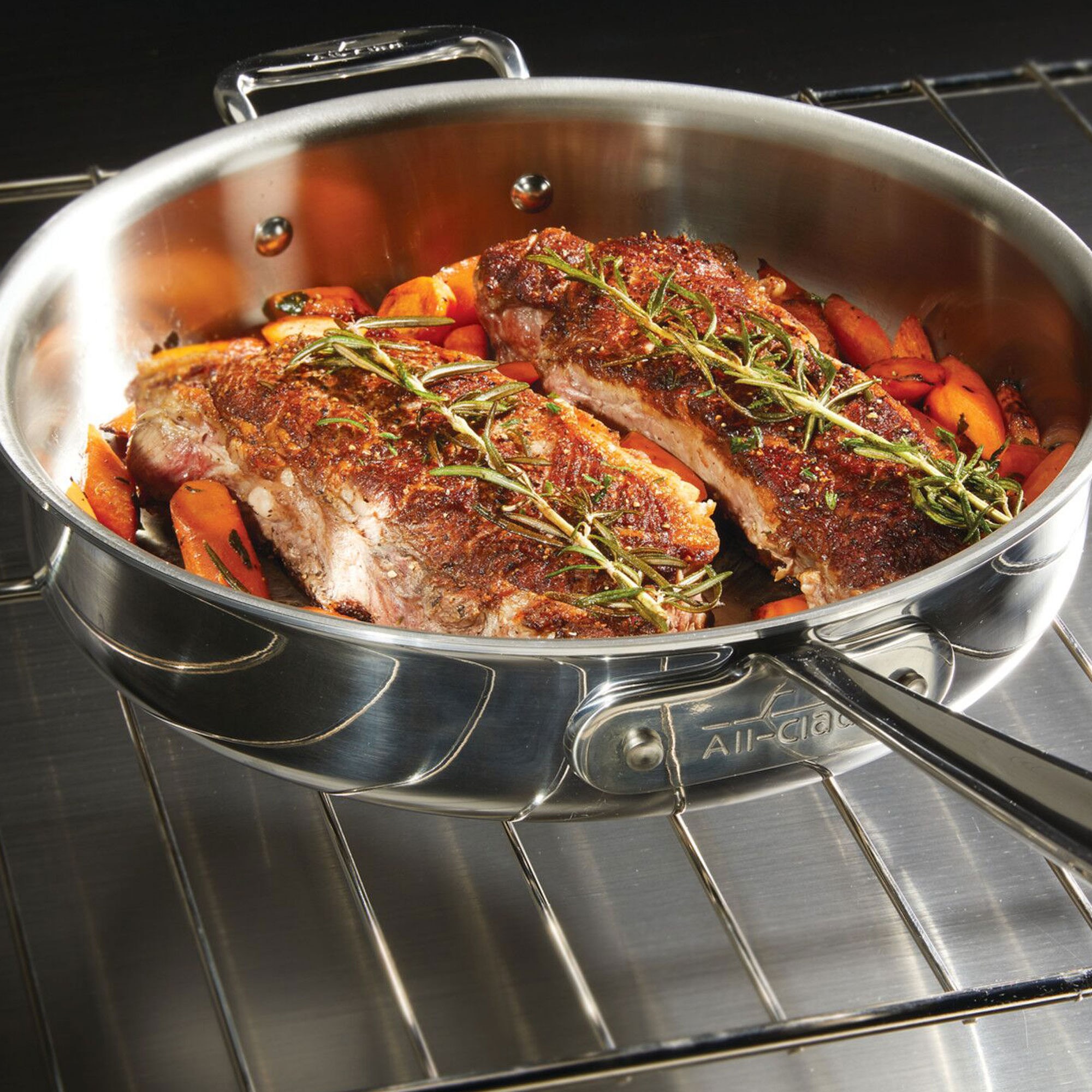 All-Clad D5® Stainless-Steel Sauté Pan