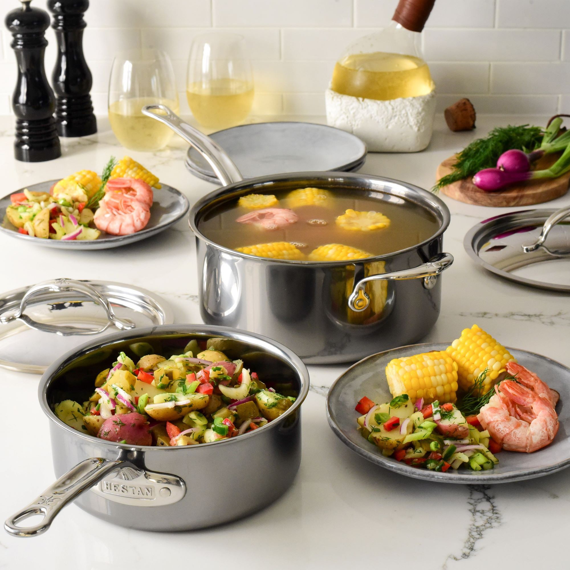Hestan NanoBond® Titanium Stainless-Steel Saucepan
