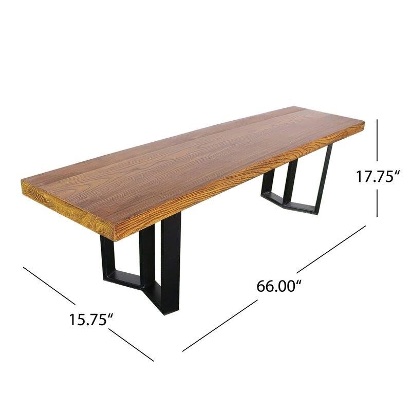 Bohon Rectangular 70'' Long Picnic Table