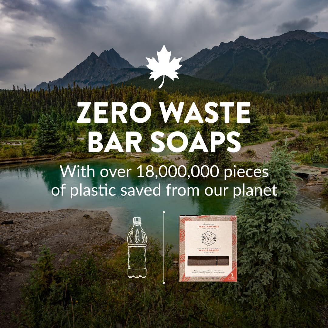 Handmade Vegan Natural Bar Soap Cold Pressed For Face And Body, With Premium Essential Oils, Eucalyptus & Peppermint For Men And Women 3 Pack (Lavender)