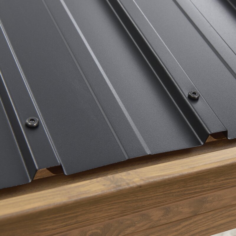 18 Ft. W x 12 Ft. D Metal Patio Gazebo