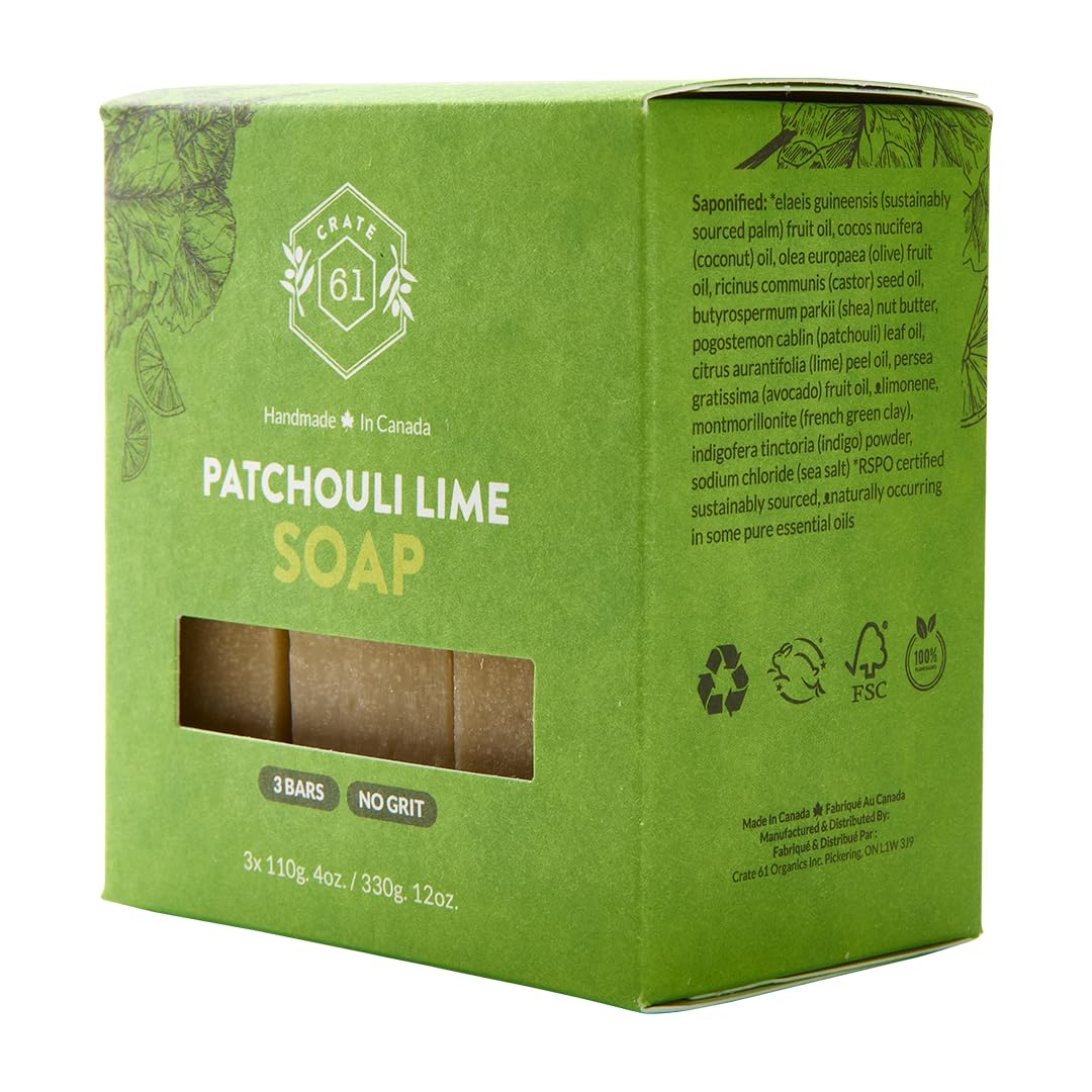 Handmade Vegan Natural Bar Soap Cold Pressed For Face And Body, With Premium Essential Oils, Eucalyptus & Peppermint For Men And Women 3 Pack (Lavender)