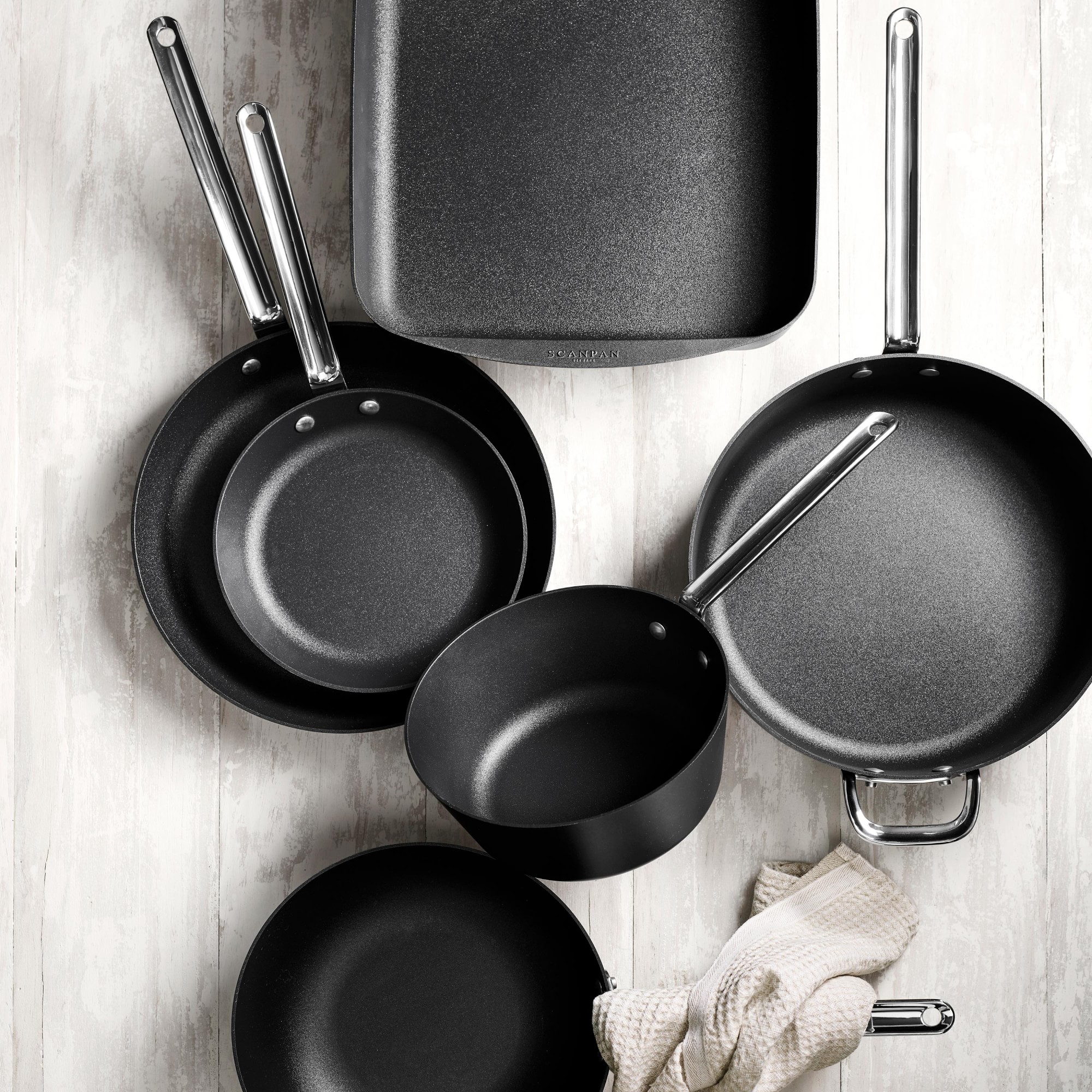 SCANPAN® TechnIQ Nonstick Fry Pan Set