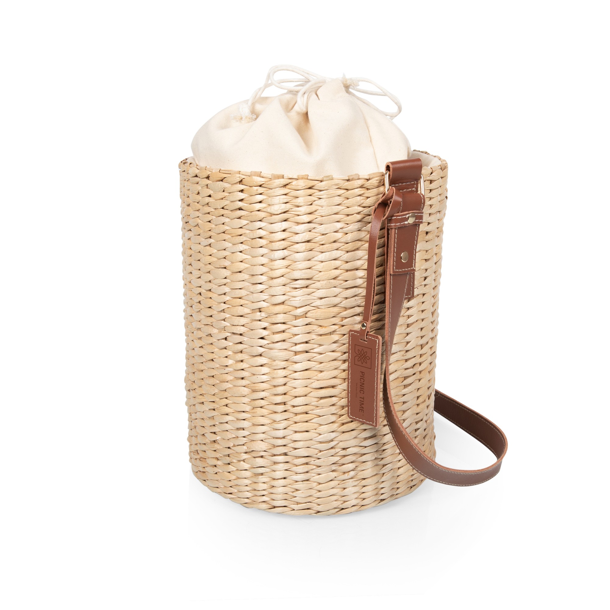 Palermo Rush Insulated Bucket Tote with Leather Straps