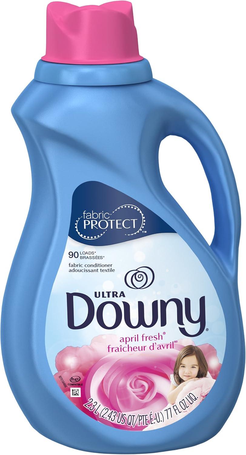 Downy Ultra Laundry Fabric Softener Liquid, April Fresh Scent, 168 Total Loads (Pack of 3)