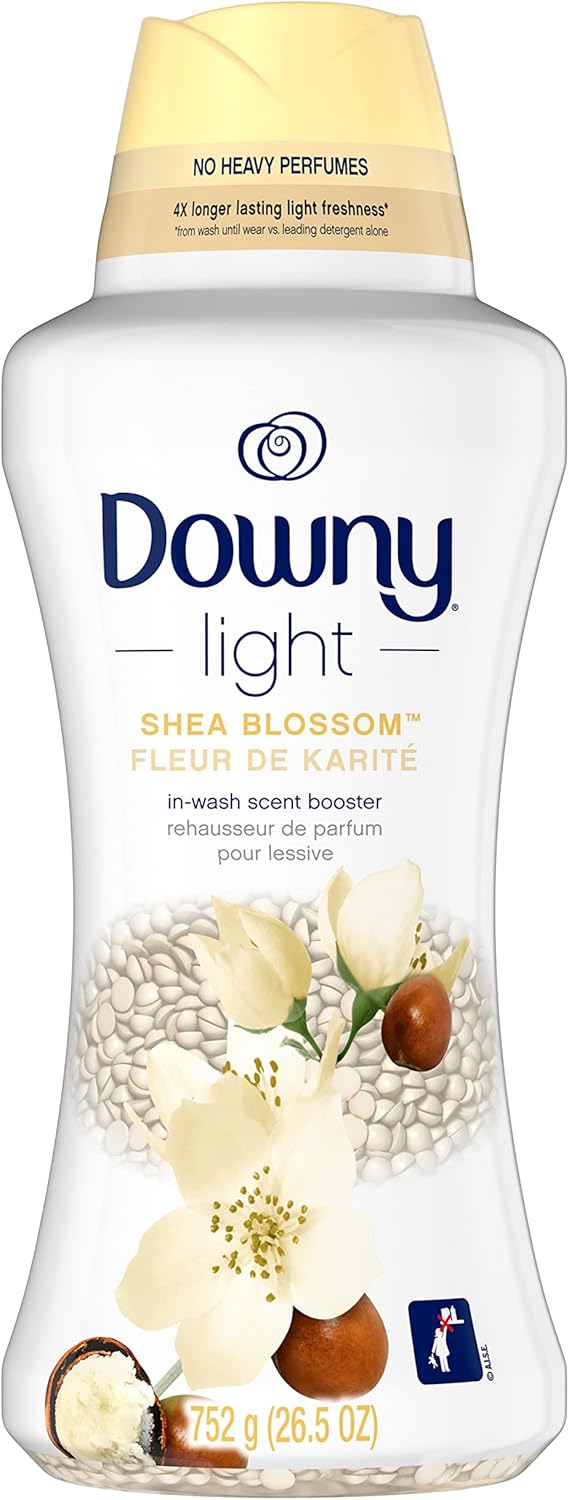 Downy Light In Wash Scent Booster Beads, Ocean Mist Scent, 24 oz, Downy Scent Booster Beads, Laundry Beads, No Heavy Perfumes