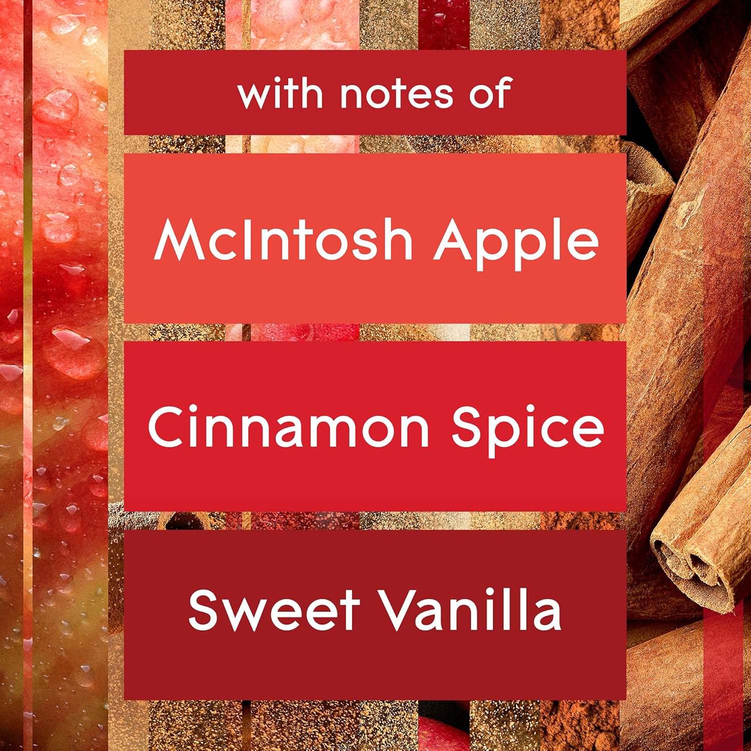 Glade PlugIns Refills Air Freshener, Scented and Essential Oils for Home and Bathroom, Apple Cinnamon, 3.35 Fl Oz, 5 Count