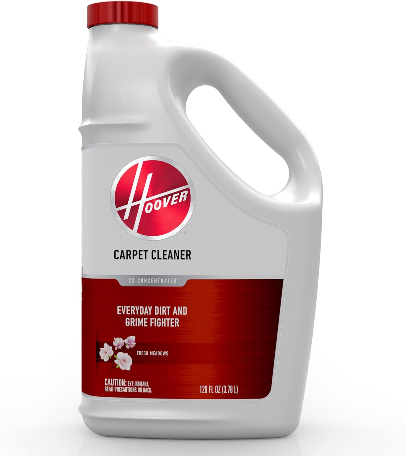 Hoover Renewal Carpet Cleaner Solution, 64 oz., Fresh Meadows Scent, Everyday Carpet Shampoo Solution, Removes Dirt and Grime from Carpet and Upholstery, Pair with Hoover Carpet Cleaner Machine
