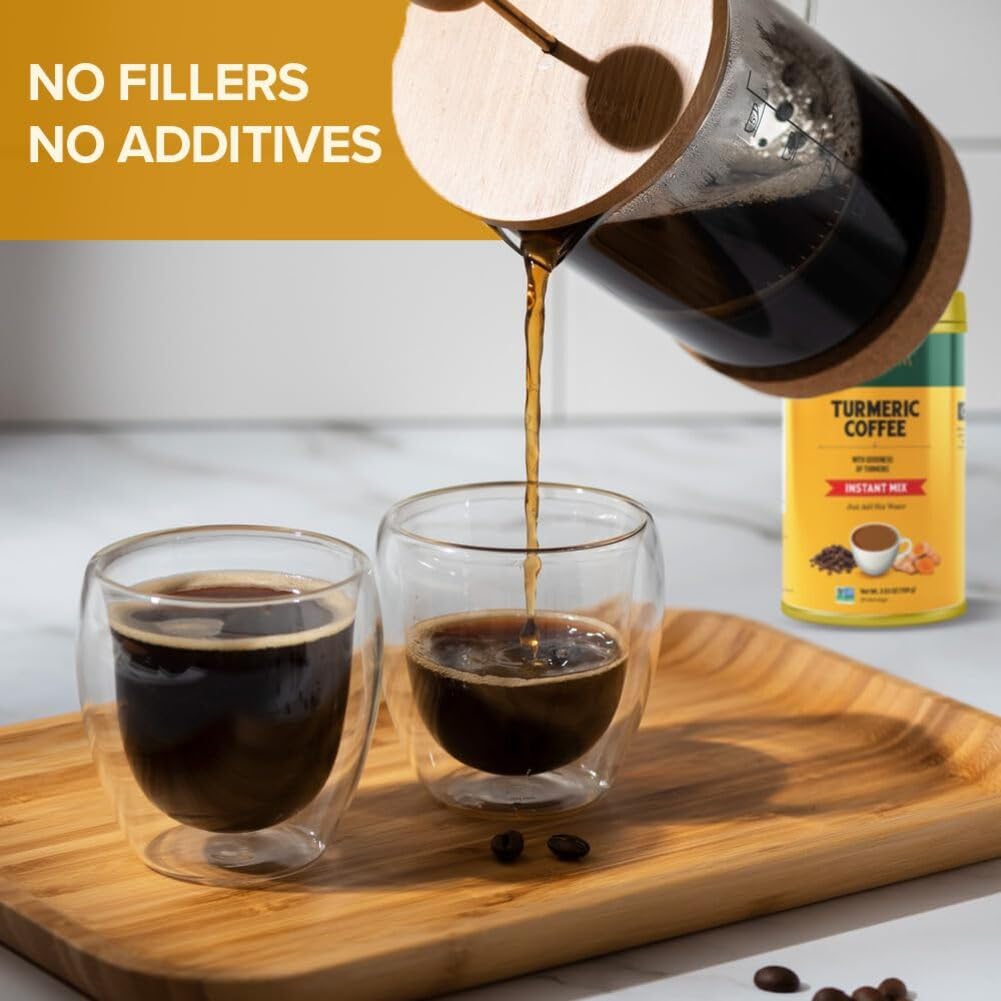 VAHDAM, Organic Turmeric Ginger Herbal Tea Bags (100 Pyramid Tea Bags) Caffeine Free, Non GMO, Gluten Free | 100% Pure Herbal Blend - Savory & Spicy | Plant-Based Tea Bags | Resealable Ziplock Pouch