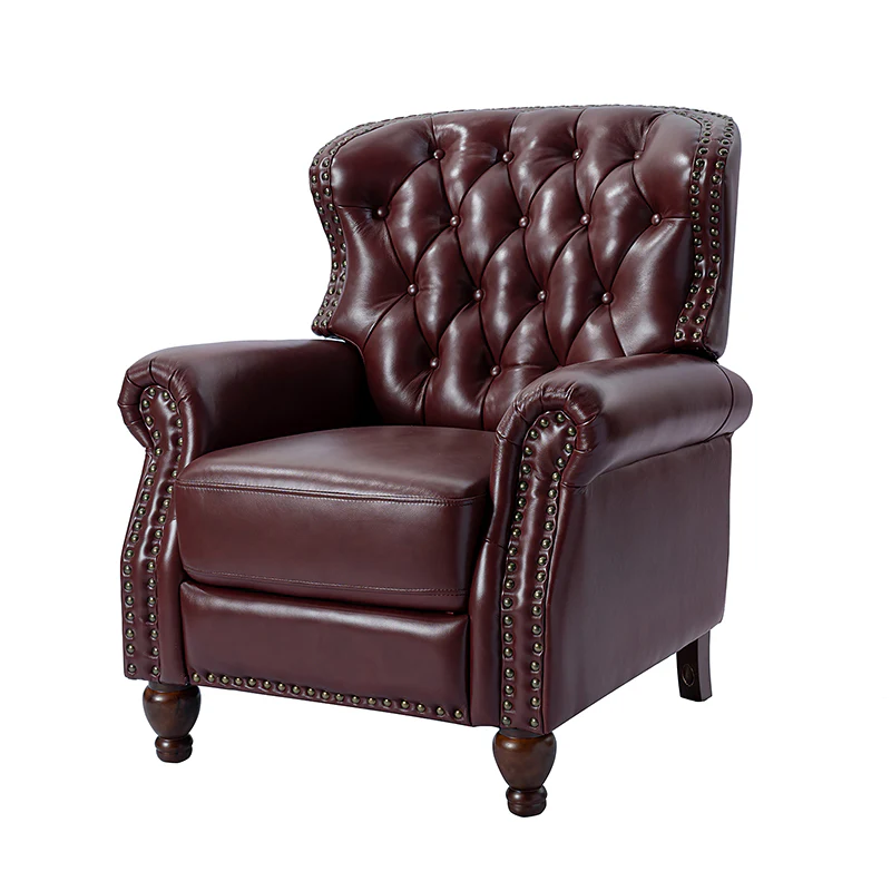 Gabrielle Genuine Leather Oversized Recliner