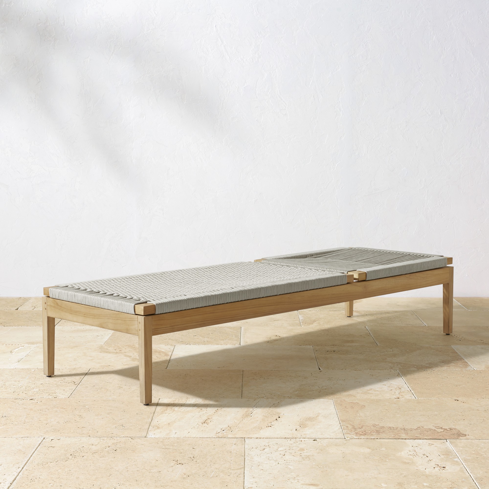 Pasadena Outdoor Teak Chaise