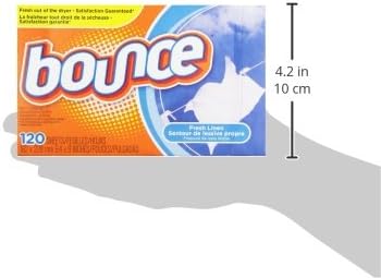 Bounce Dryer Sheets Laundry Fabric Softener, Fresh Linen Scent, 240 Count