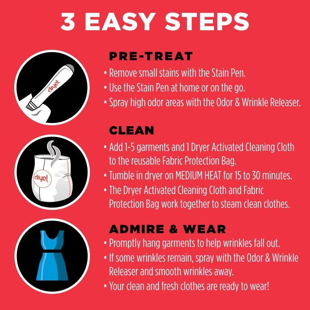 dryel at-Home Dry Cleaner Starter Kit - 4 Loads