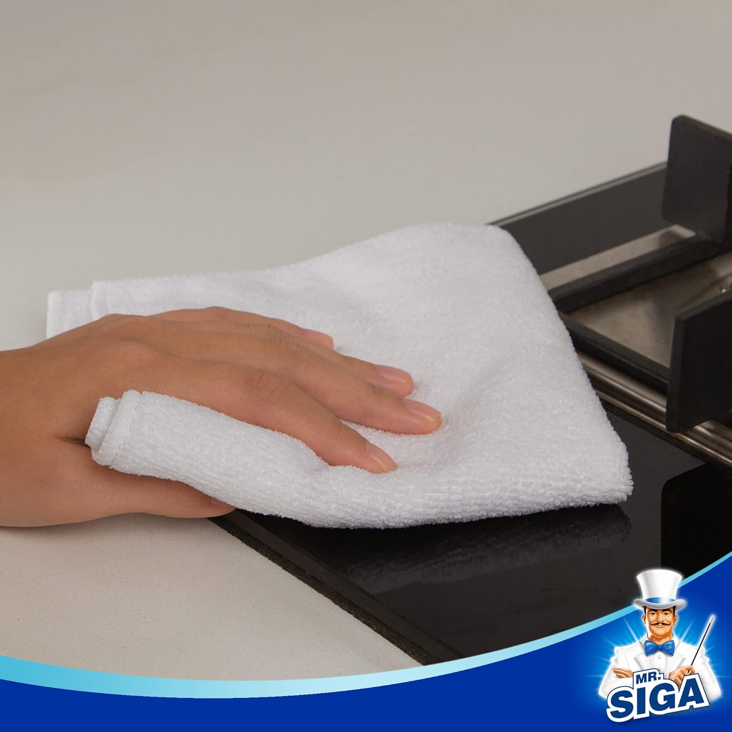 MR.SIGA Microfiber Cleaning Cloth,Pack of 12,Size:12.6