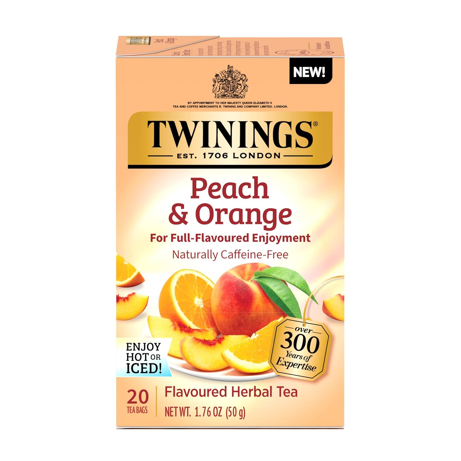 Twinings English Breakfast Black Tea Individually Wrapped Bags, 100 Count (Pack of 1), Smooth, Flavourful, and Robust, Caffeinated, Enjoy Hot or Iced | Packaging May Vary
