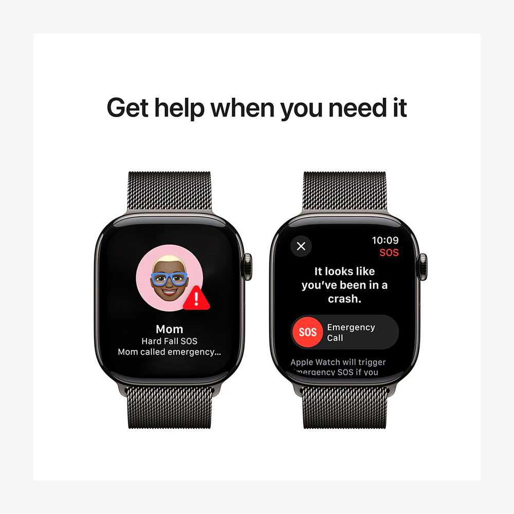 Watch Series 10 GPS + Cellular Titanium Case Milanese Loop