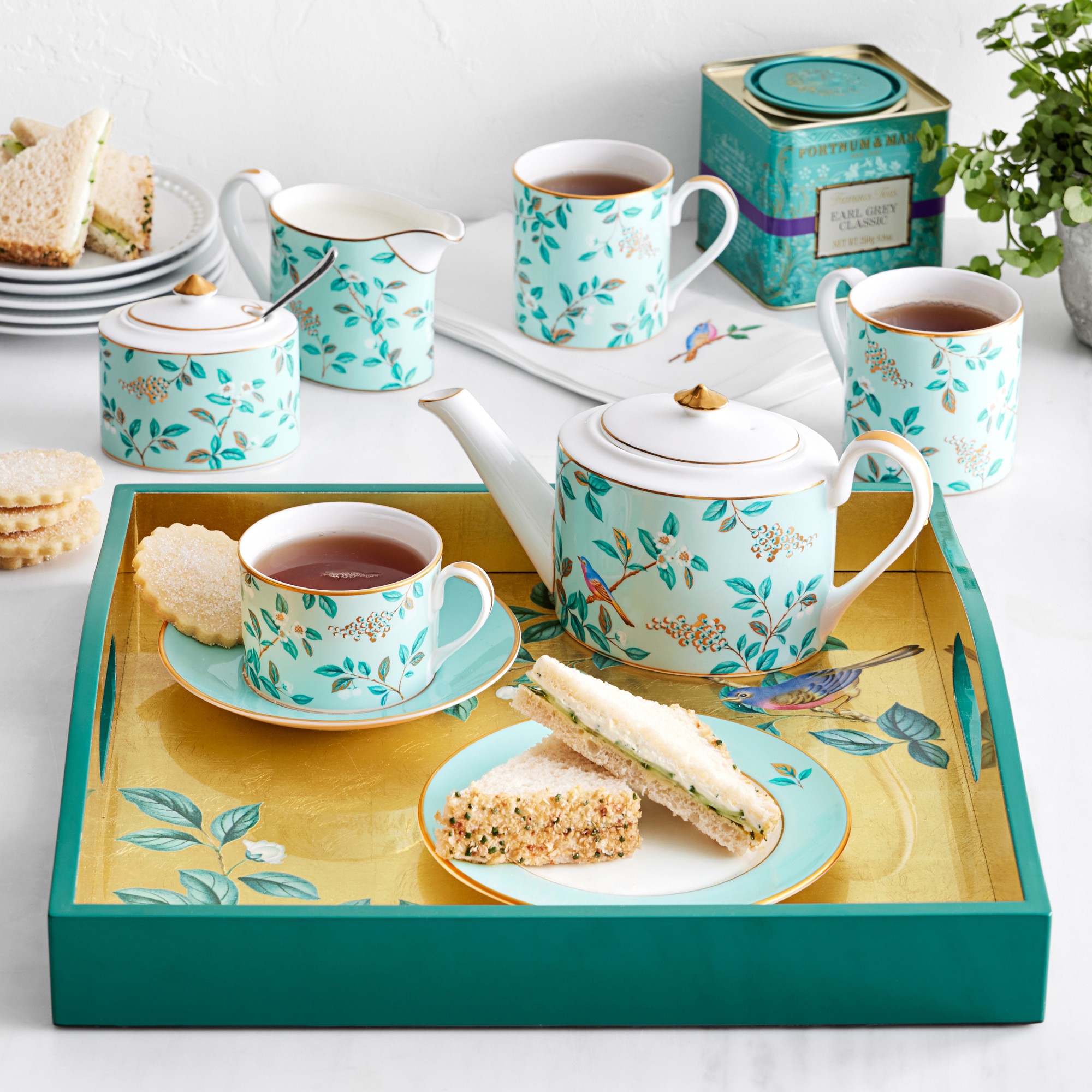 Fortnum & Mason Camellia Cup & Saucer