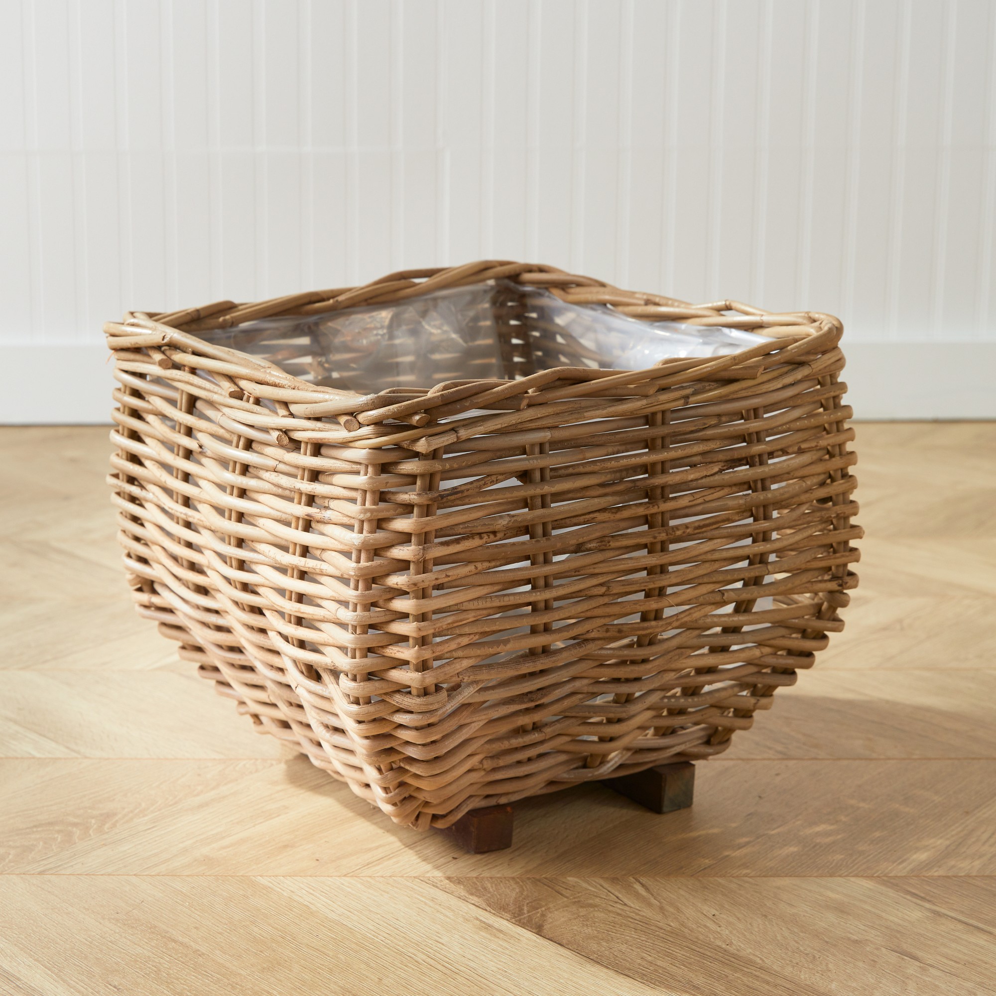 Sylvie Square Taper Basket Planter