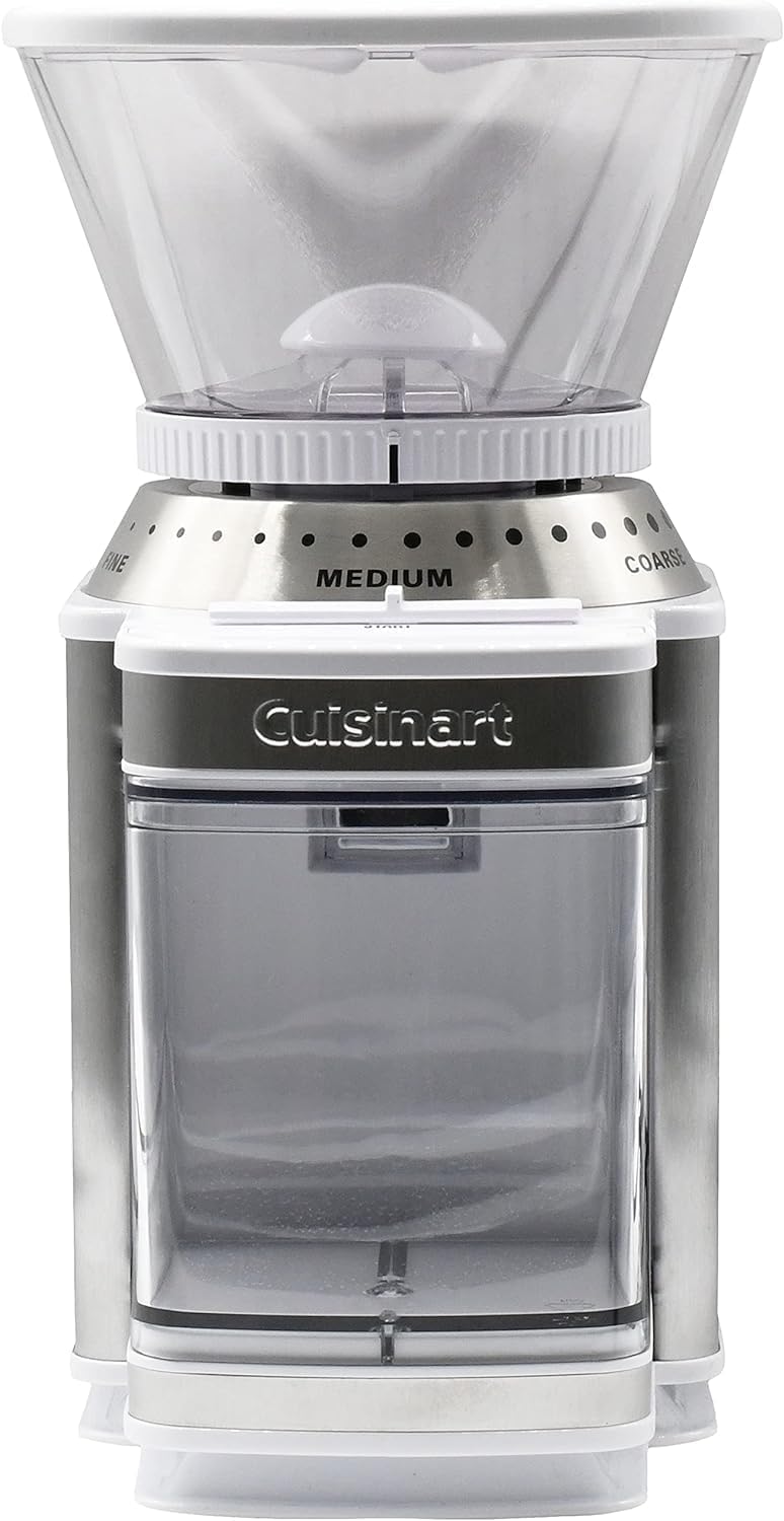 CUISINART Coffee Grinder, Electric Burr One-Touch Automatic Grinder with18-Position Grind Selector, Stainless Steel, DBM-8P1