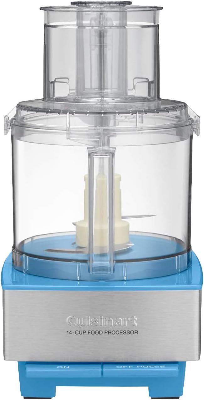Cuisinart Food Processor 14-Cup Vegetable Chopper for Mincing, Dicing, Shredding, Puree & Kneading Dough, Stainless Steel, DFP-14BCNY