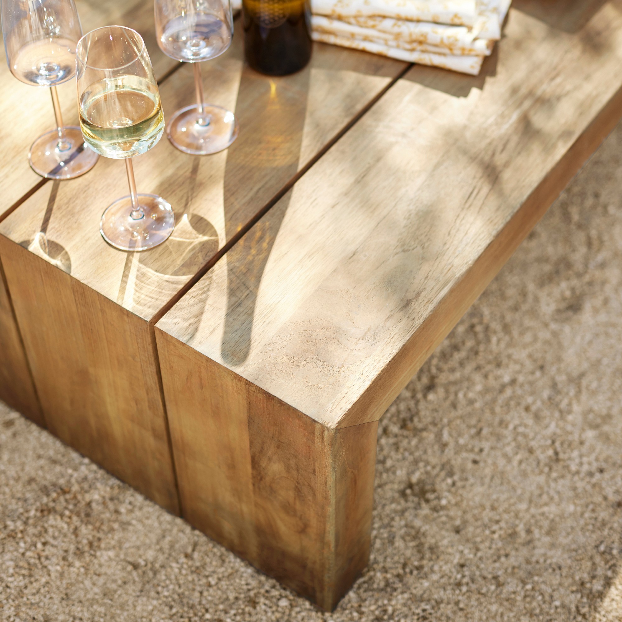 Larnaca Outdoor Teak Coffee Table (48