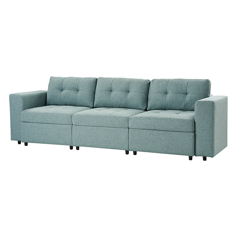 Raquel Sectional Three-Seat Storage Wide Armrests Sofa