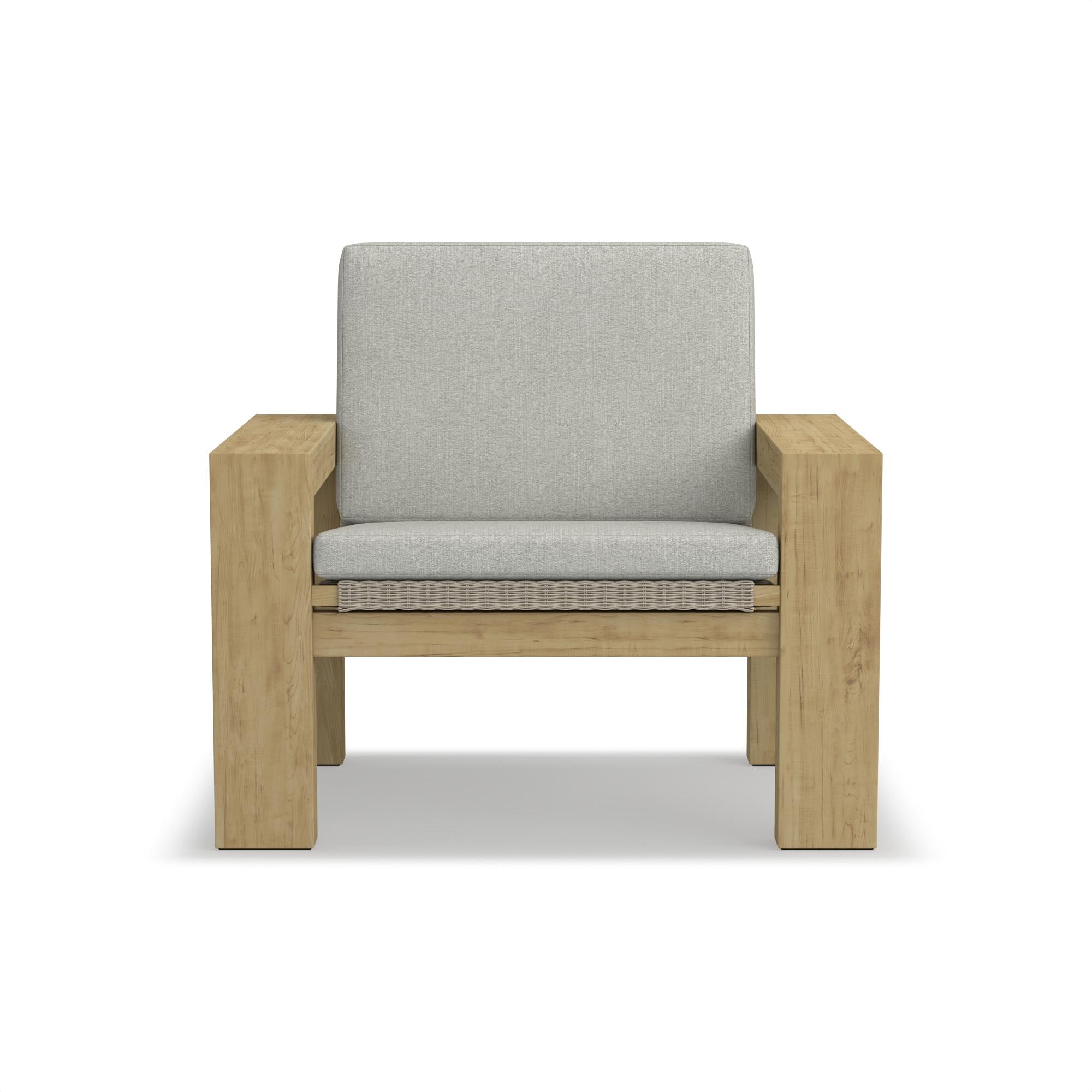 Larnaca Outdoor Teak x All-Weather-Weave Club Chair Cushions