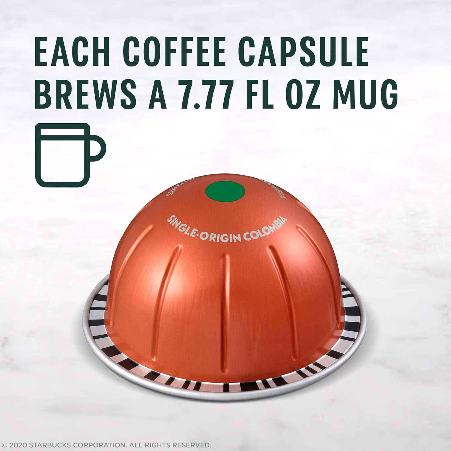 Starbucks by Nespresso Vertuo, Pike Place, Medium Roast Coffee 32-count Coffee Pods, Brews 7.8 oz.