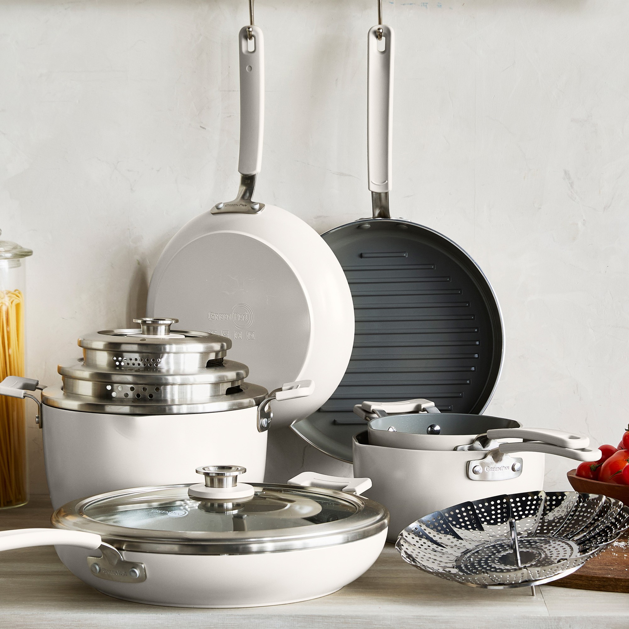 GreenPan™ Space Saving Stack Ceramic Nonstick 11-Piece Cookware Set