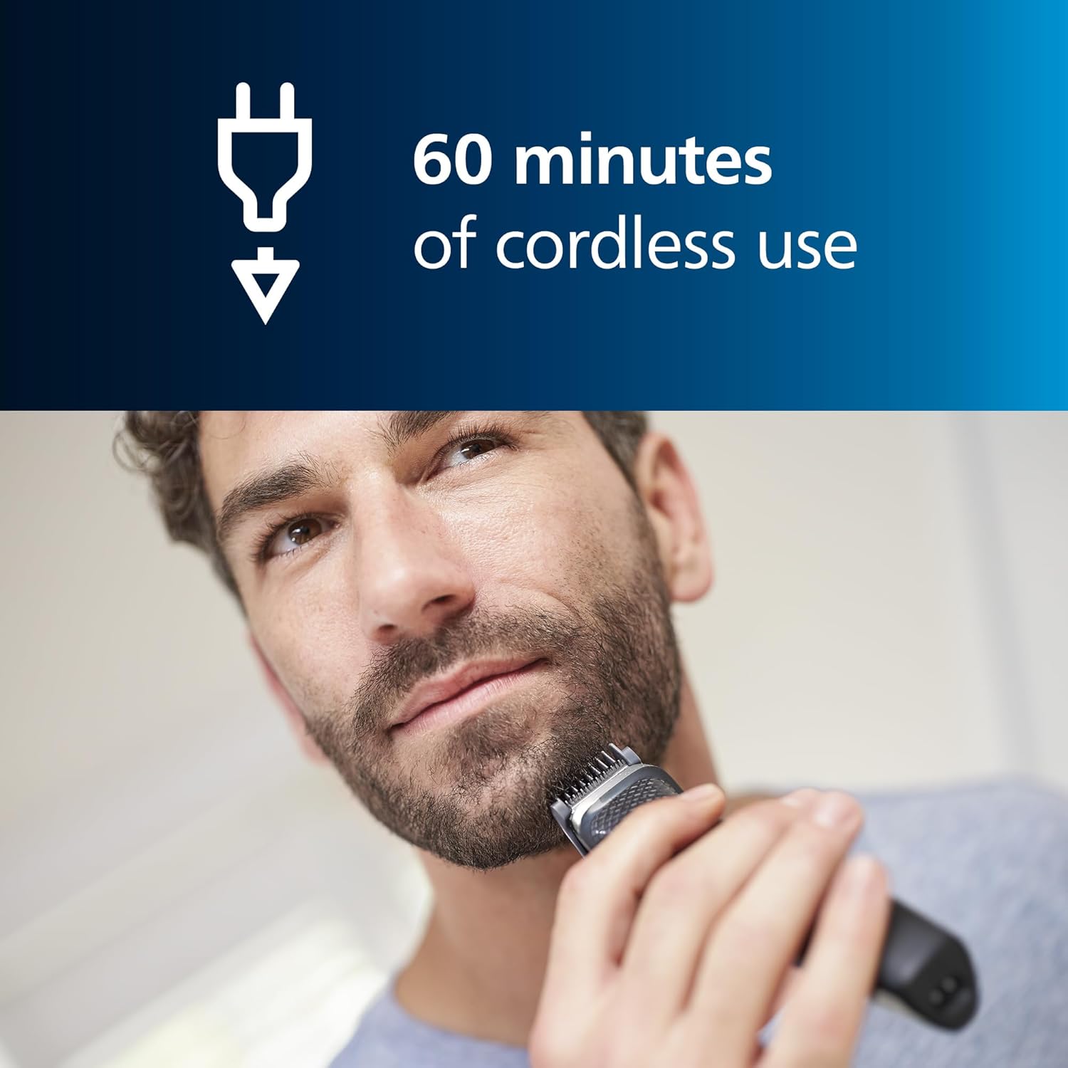 Norelco Philips Multi Groomer All-in-One Trimmer Series 3000-13 Piece Mens Grooming Kit for Beard, Face, Nose, Ear Hair Trimmer and Hair Clipper - NO Blade Oil Needed, MG3740/40