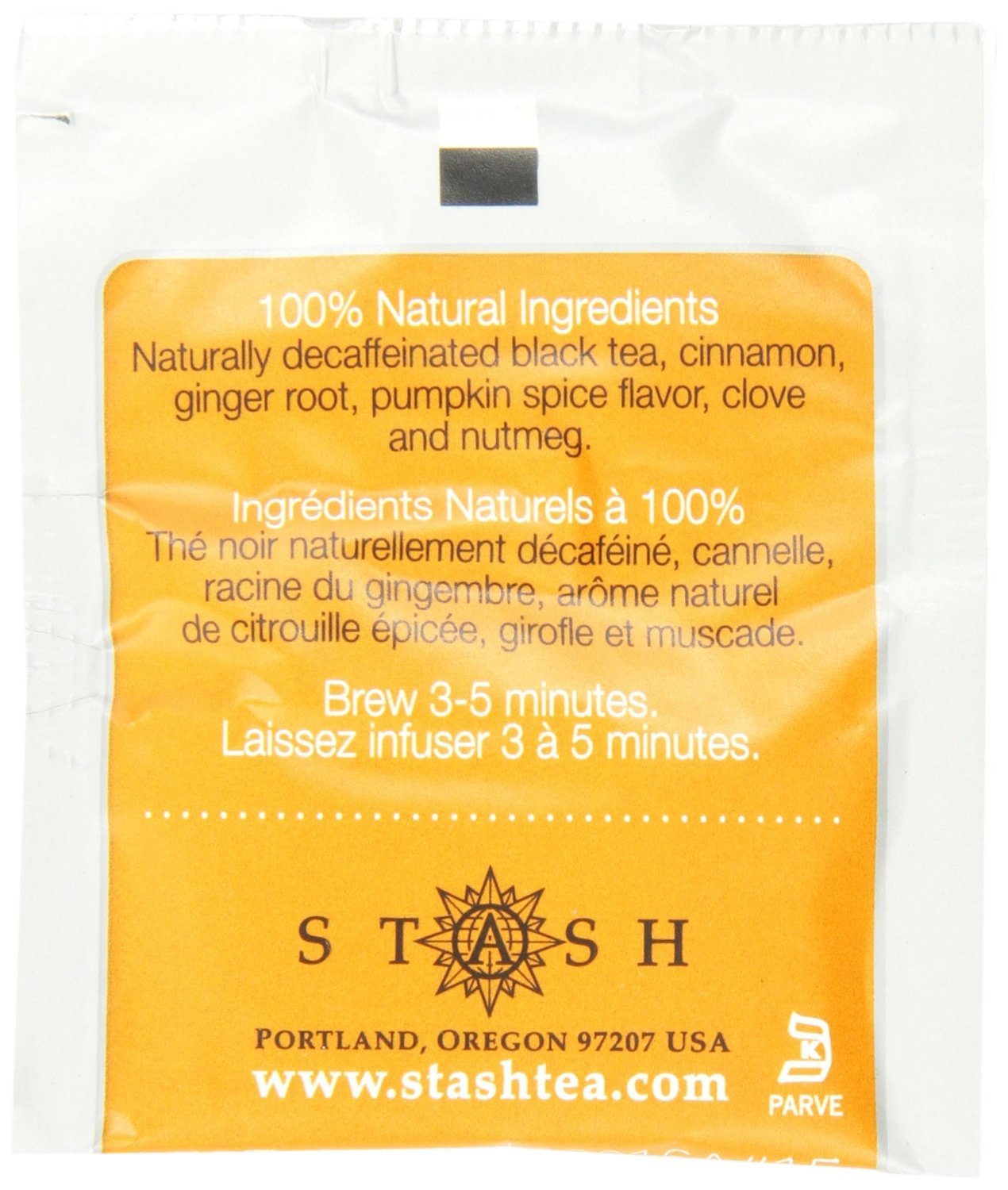 Stash Tea Double Bergamot Earl Grey Black Tea, Box of 100 Tea Bags