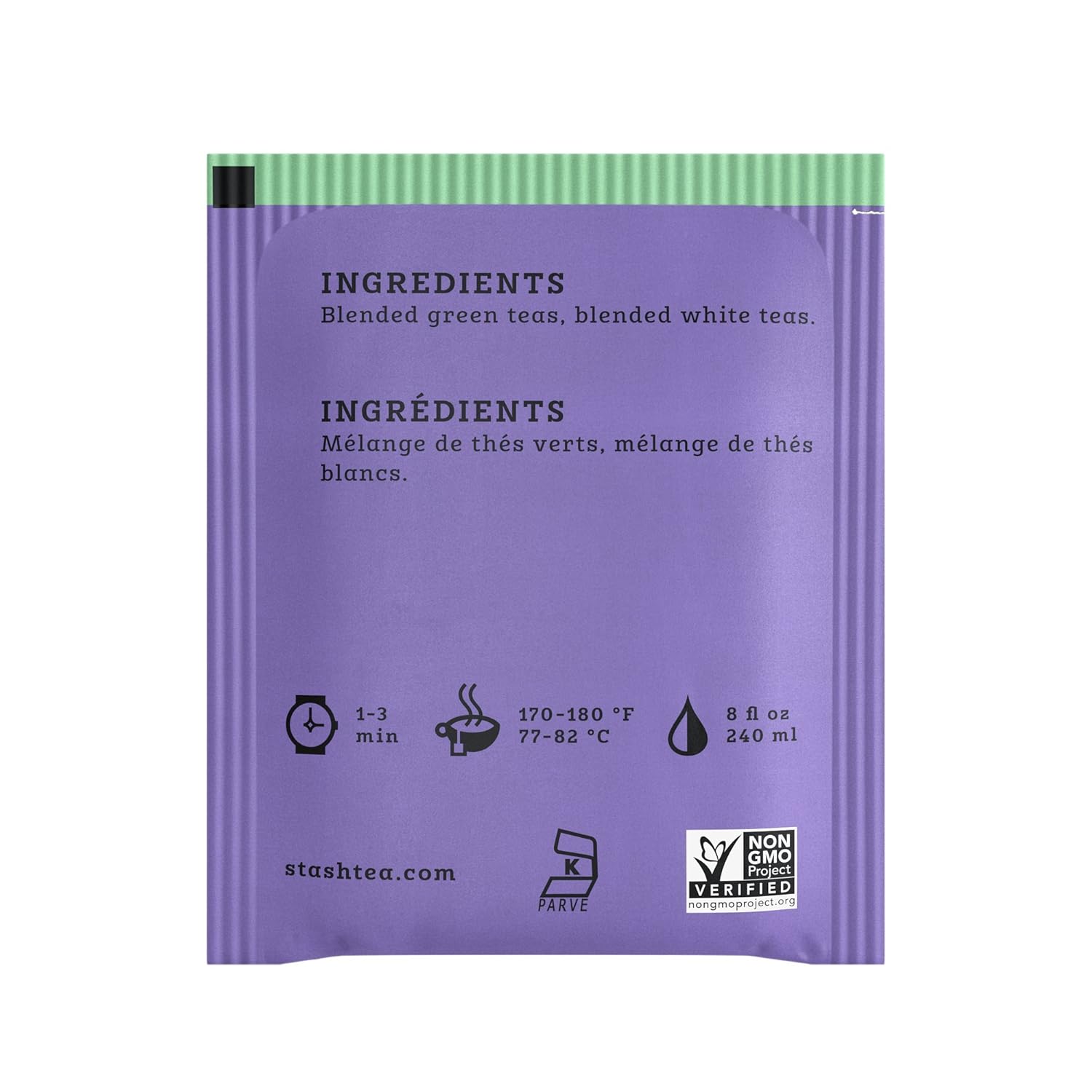 Stash Tea Double Bergamot Earl Grey Black Tea, Box of 100 Tea Bags