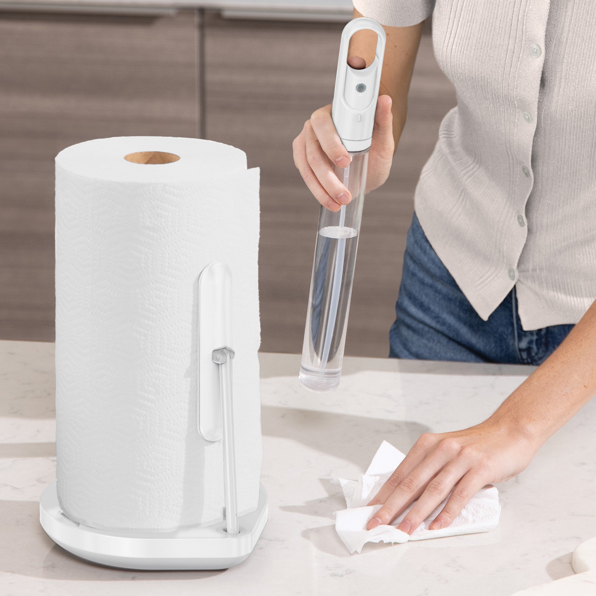 simplehuman™ Paper Towel Holder with Pump