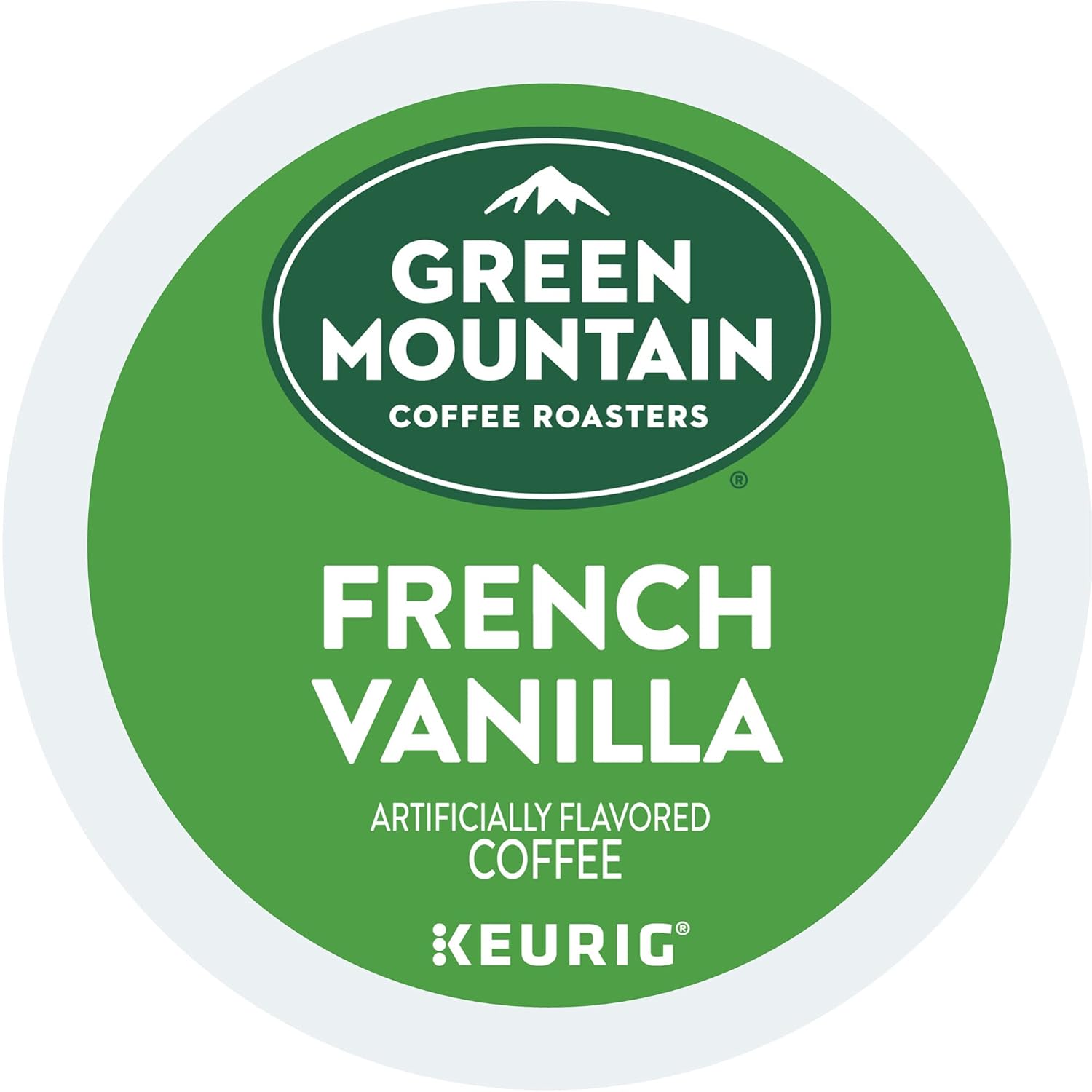 Green Mountain Coffee Roasters Caramel Vanilla Cream Keurig Single-Serve K-Cup pods, Light Roast Coffee, 72 Count (6 Packs of 12)