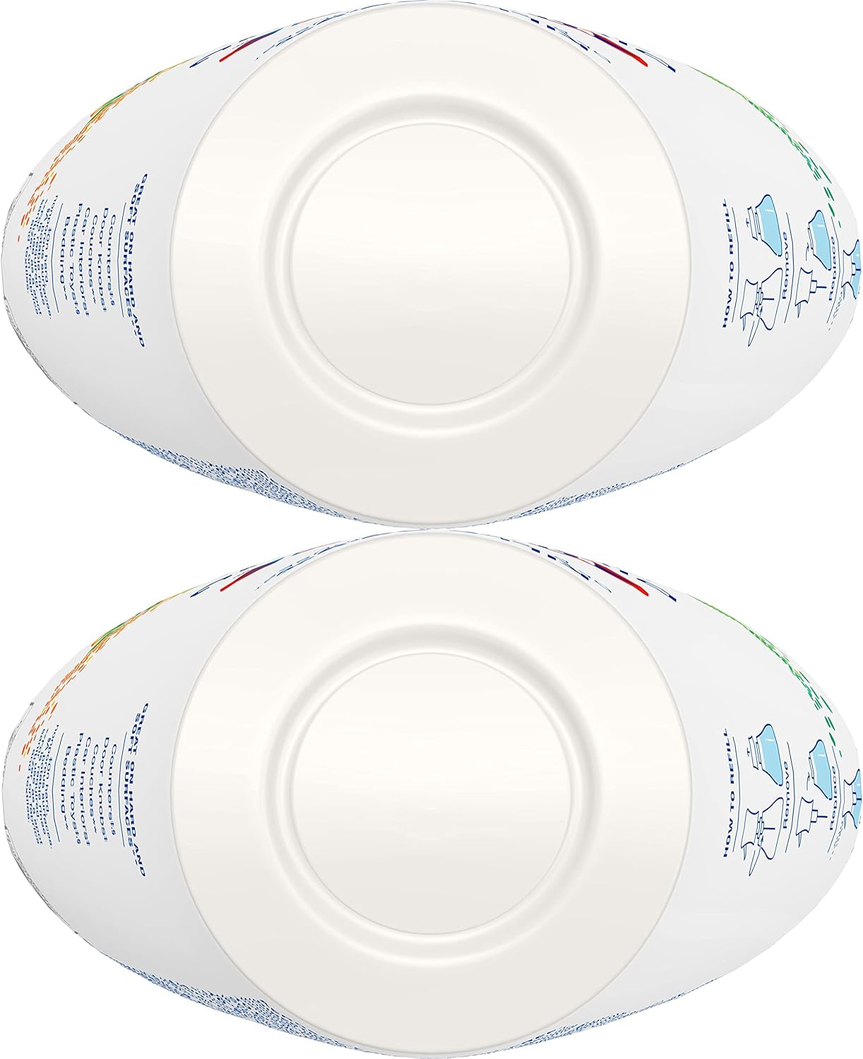 Clorox Disinfecting Mist, Lemon and Orange Blossom, Household Essentials, 1 Spray Bottle and 1 Refill, 16 Fl Oz Each